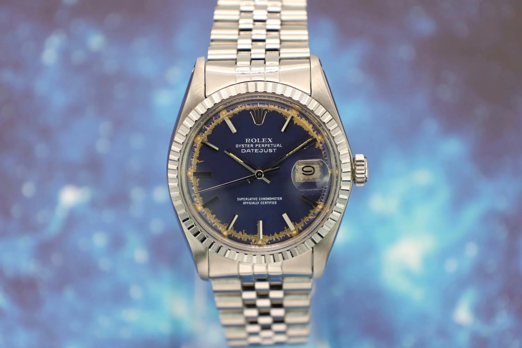 1978 Rolex Datejust Ref. 1603 | Tropical Ring Blue Dial - Sierra Time Co