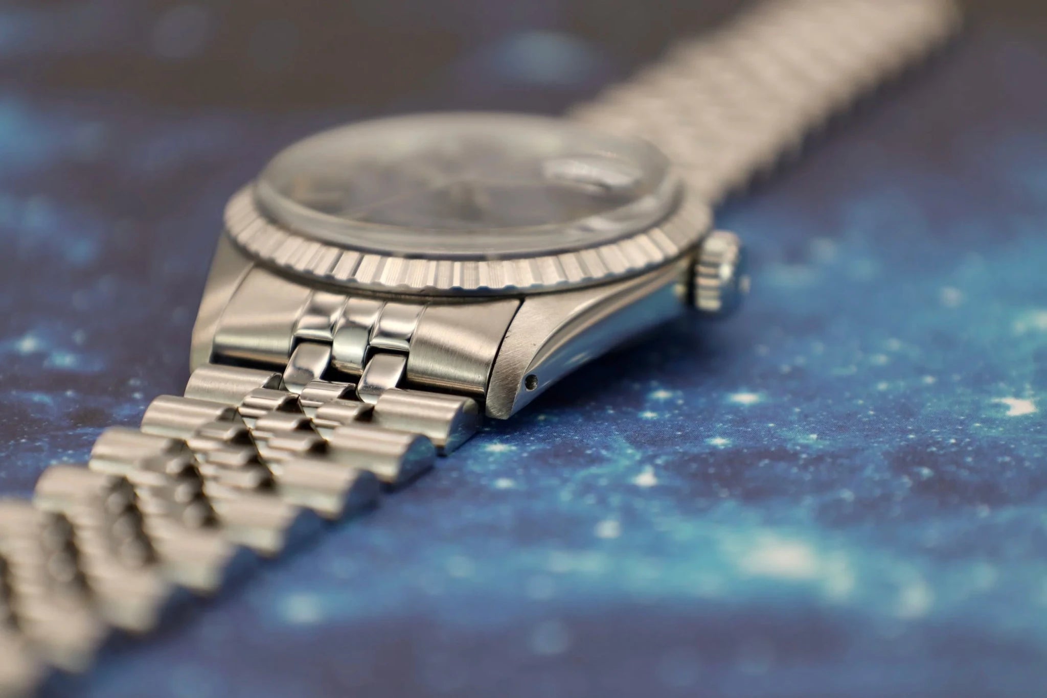 1978 Rolex Datejust Ref. 1603 | Tropical Ring Blue Dial - Sierra Time Co