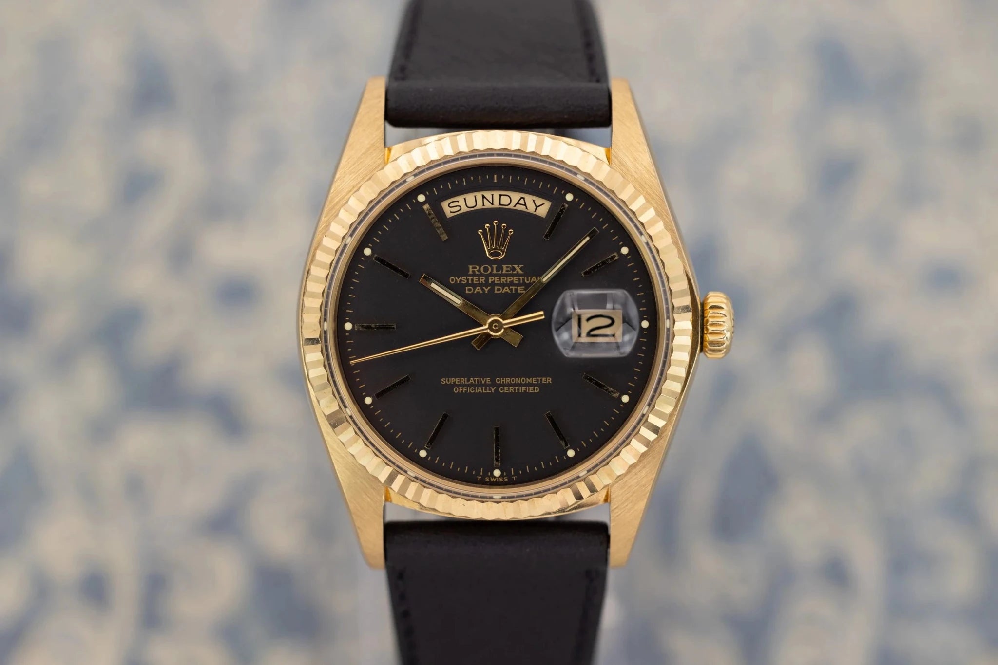 1978 Rolex Day-Date Ref. 1803 | Rare Matte Black Dial - Sierra Time Co