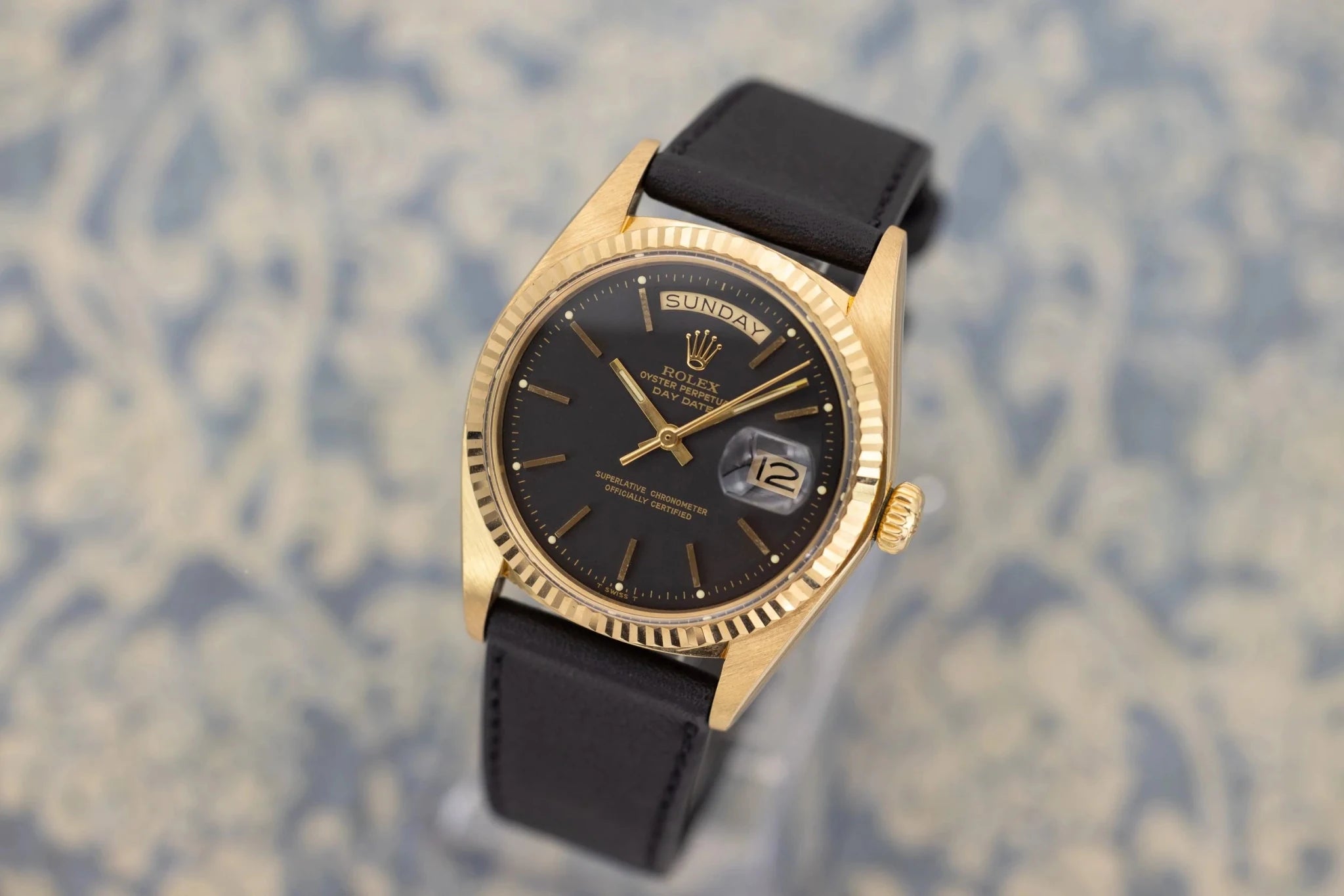 1978 Rolex Day-Date Ref. 1803 | Rare Matte Black Dial - Sierra Time Co