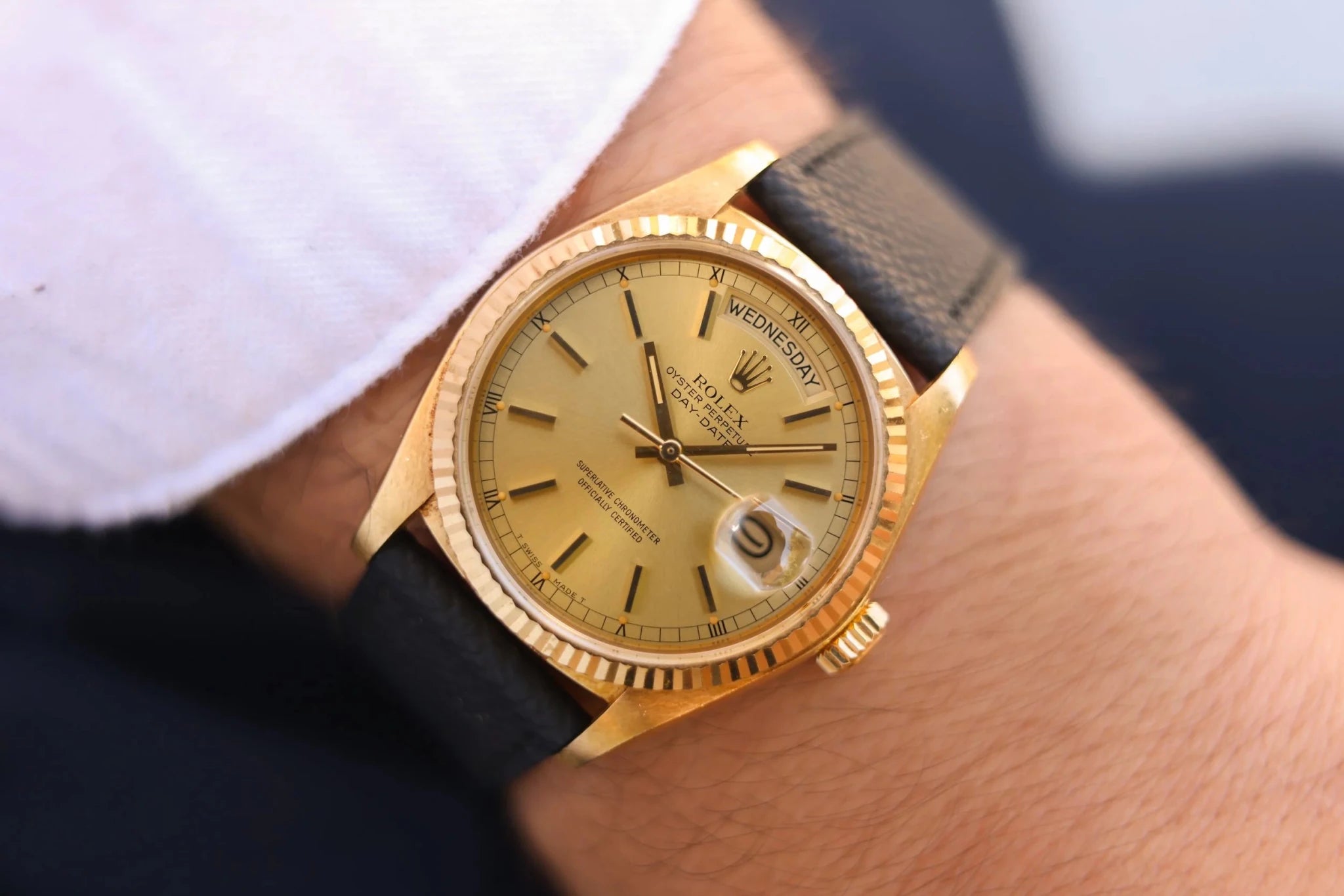 1978 Rolex Day-Date Ref. 18038 | Champagne Dial - Sierra Time Co