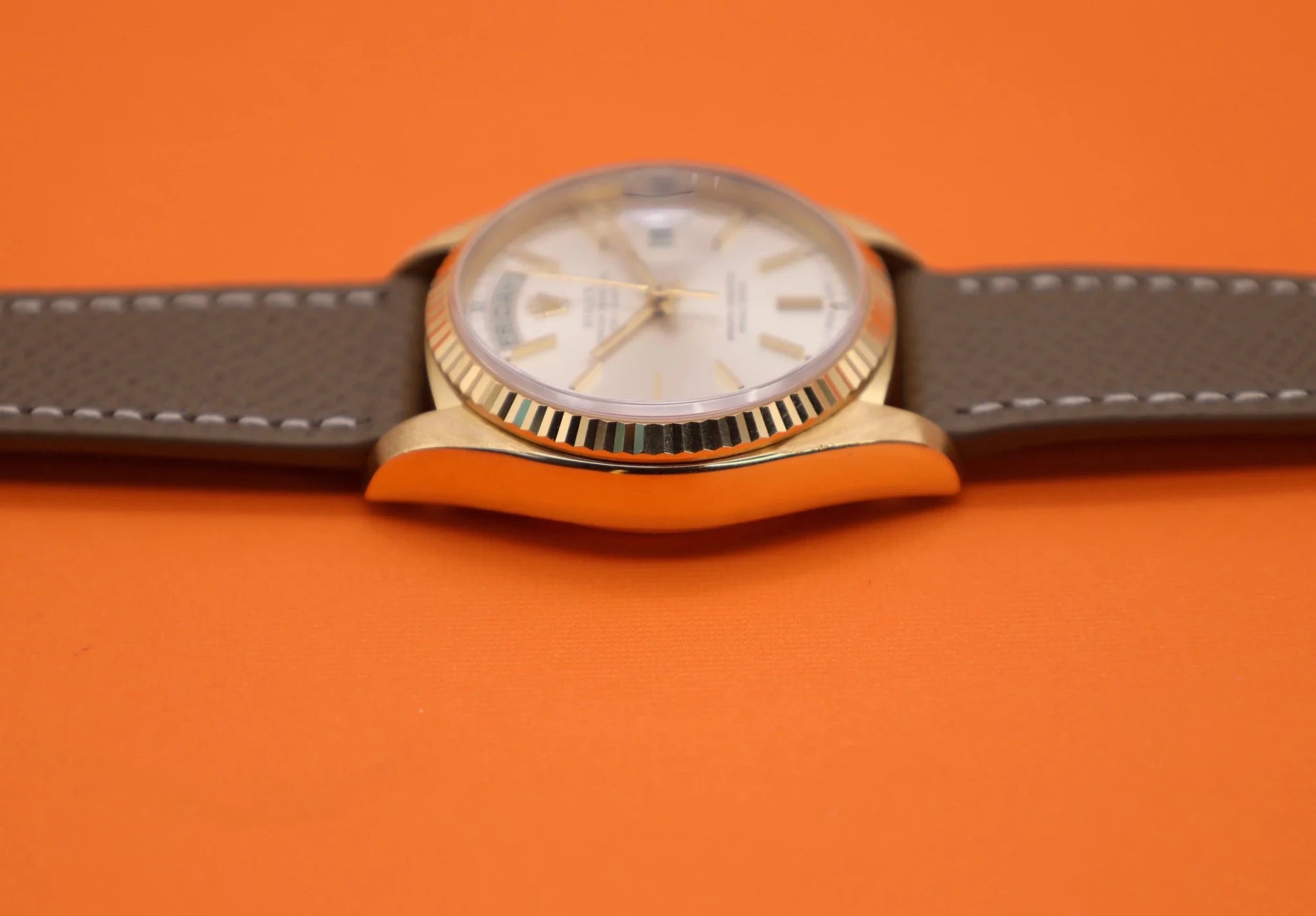1978 Rolex Day-Date Ref. 18038 | Pumpkin Patina - Sierra Time Co