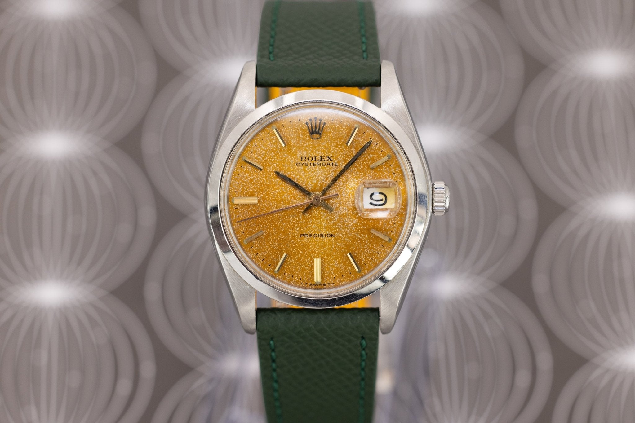 1978 Rolex OysterDate Ref. 6694 | Cosmic Orange Tropical Dial - Sierra Time Co