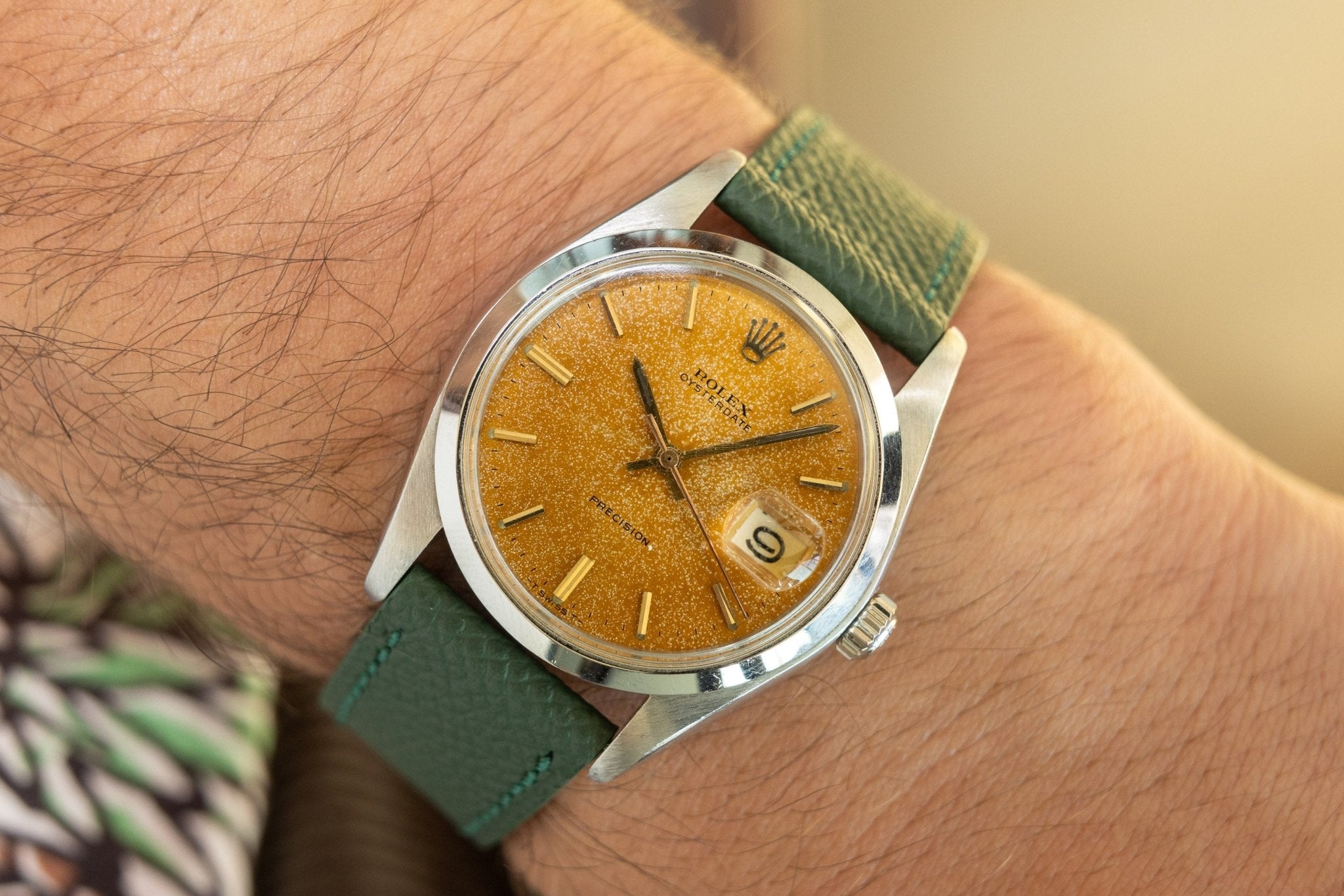 1978 Rolex OysterDate Ref. 6694 | Cosmic Orange Tropical Dial
