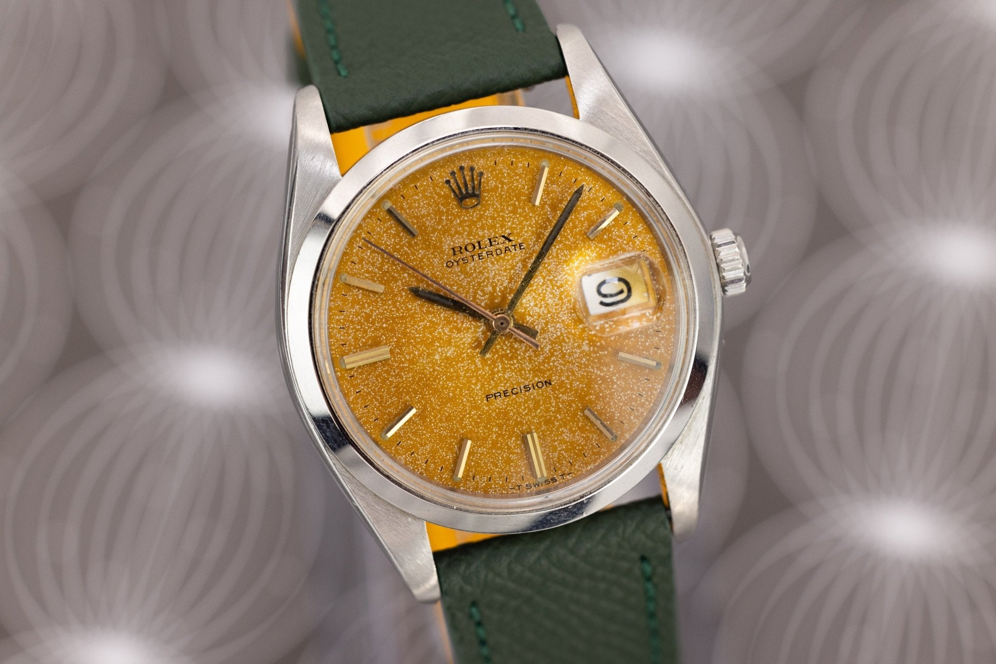 1978 Rolex OysterDate Ref. 6694 | Cosmic Orange Tropical Dial - Sierra Time Co