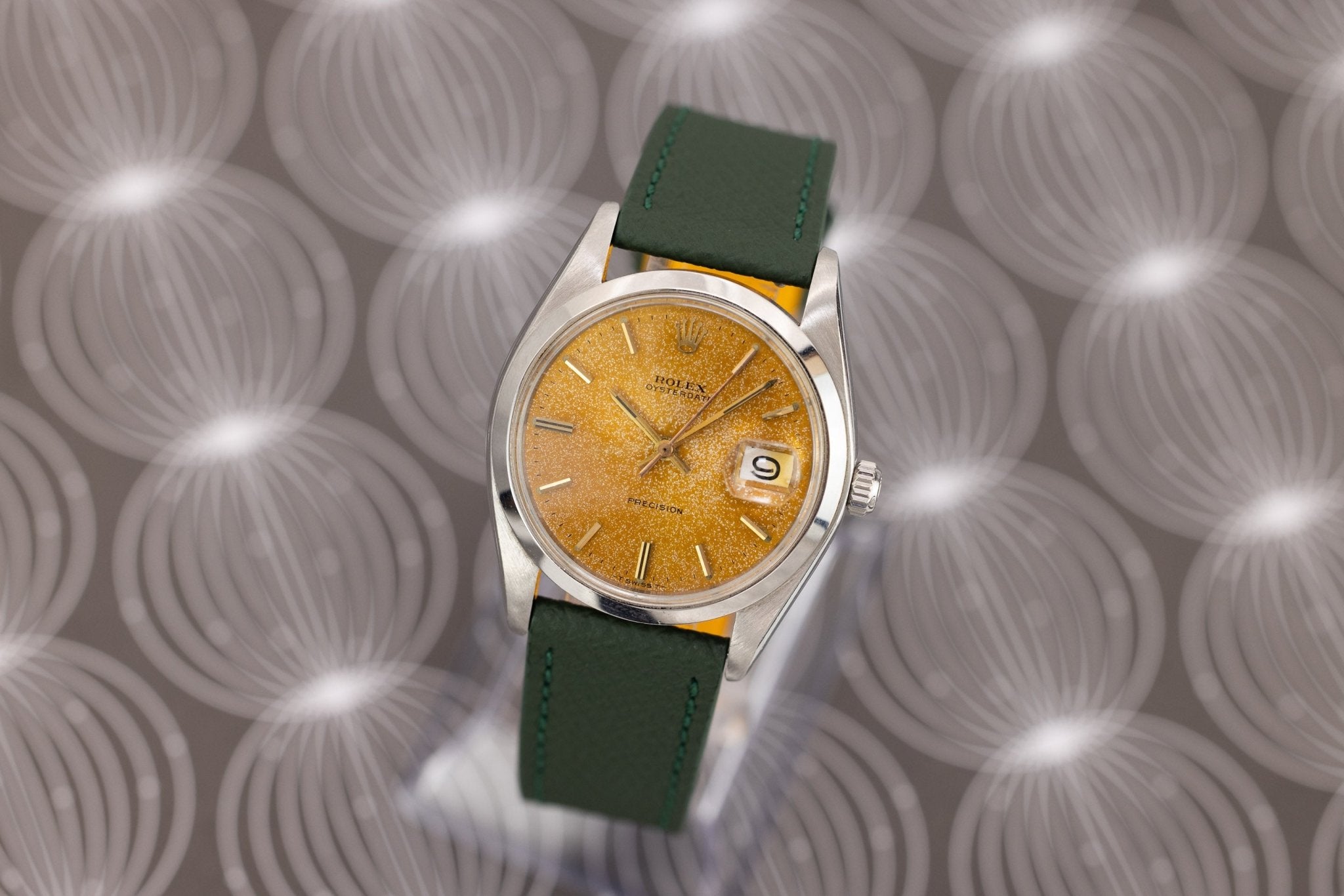 1978 Rolex OysterDate Ref. 6694 | Cosmic Orange Tropical Dial - Sierra Time Co