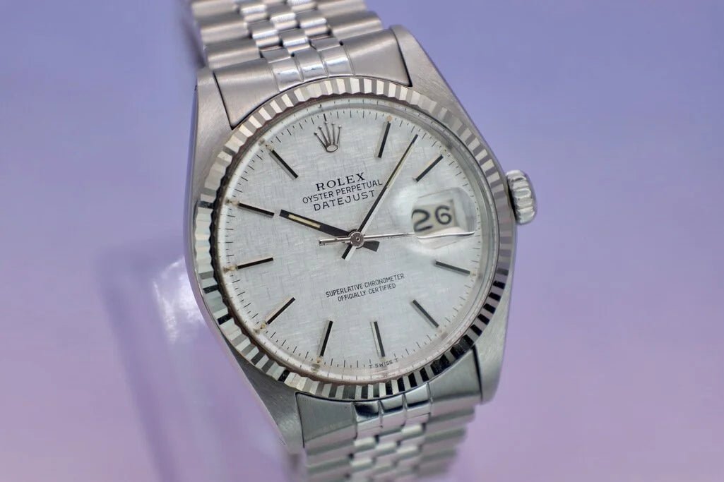 1979 Rolex Datejust Ref. 16014 | Linen Dial - Sierra Time Co