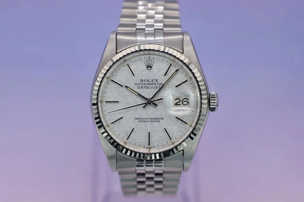 1979 Rolex Datejust Ref. 16014 | Linen Dial - Sierra Time Co
