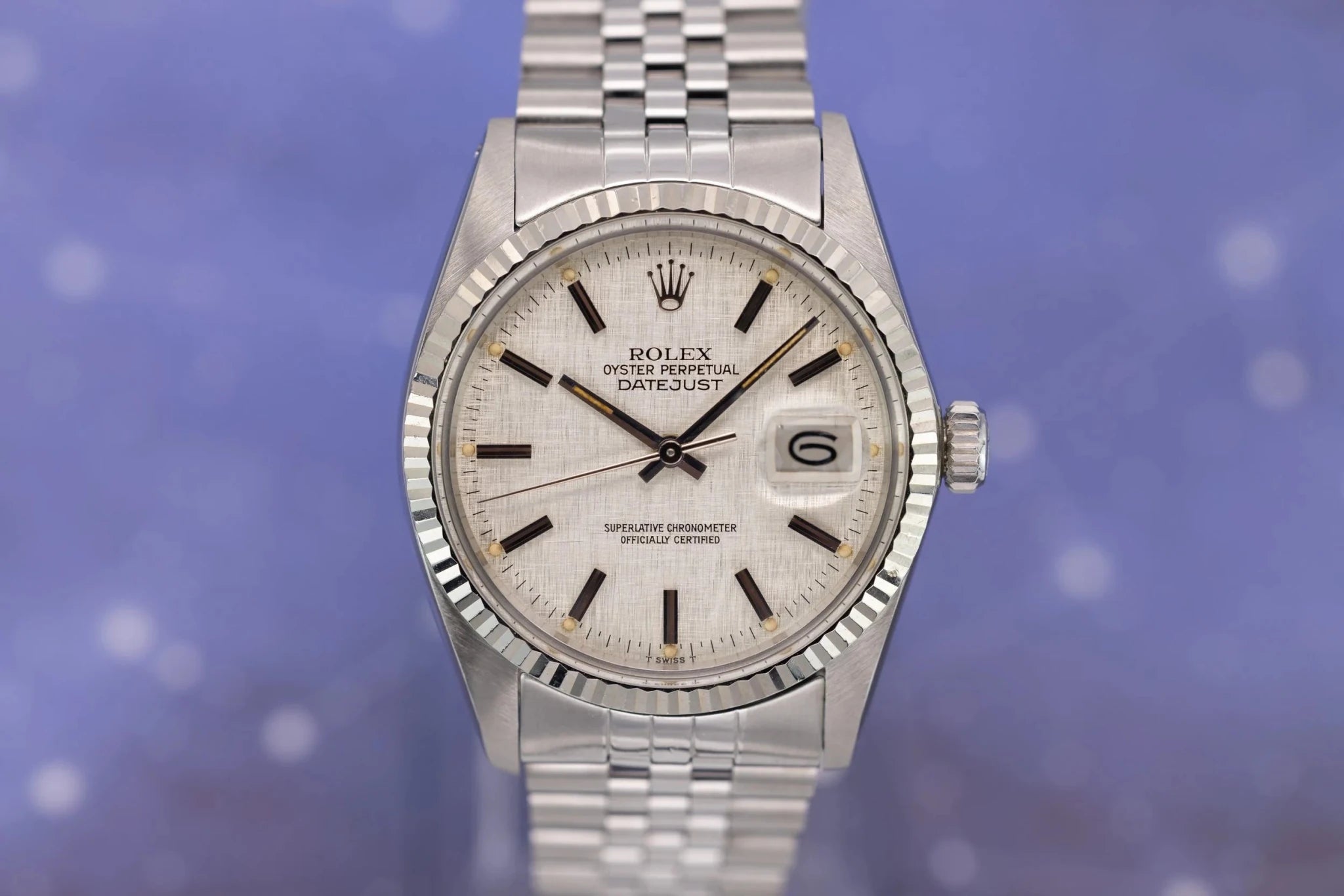 1979 Rolex Datejust Ref. 16014 | Silver Linen Dial - Sierra Time Co