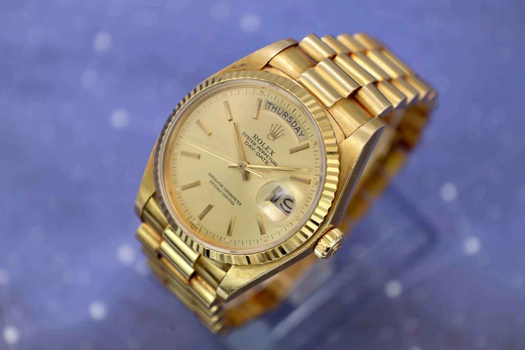 1979 Rolex Day-Date Ref. 18038 | Champagne Dial - Sierra Time Co