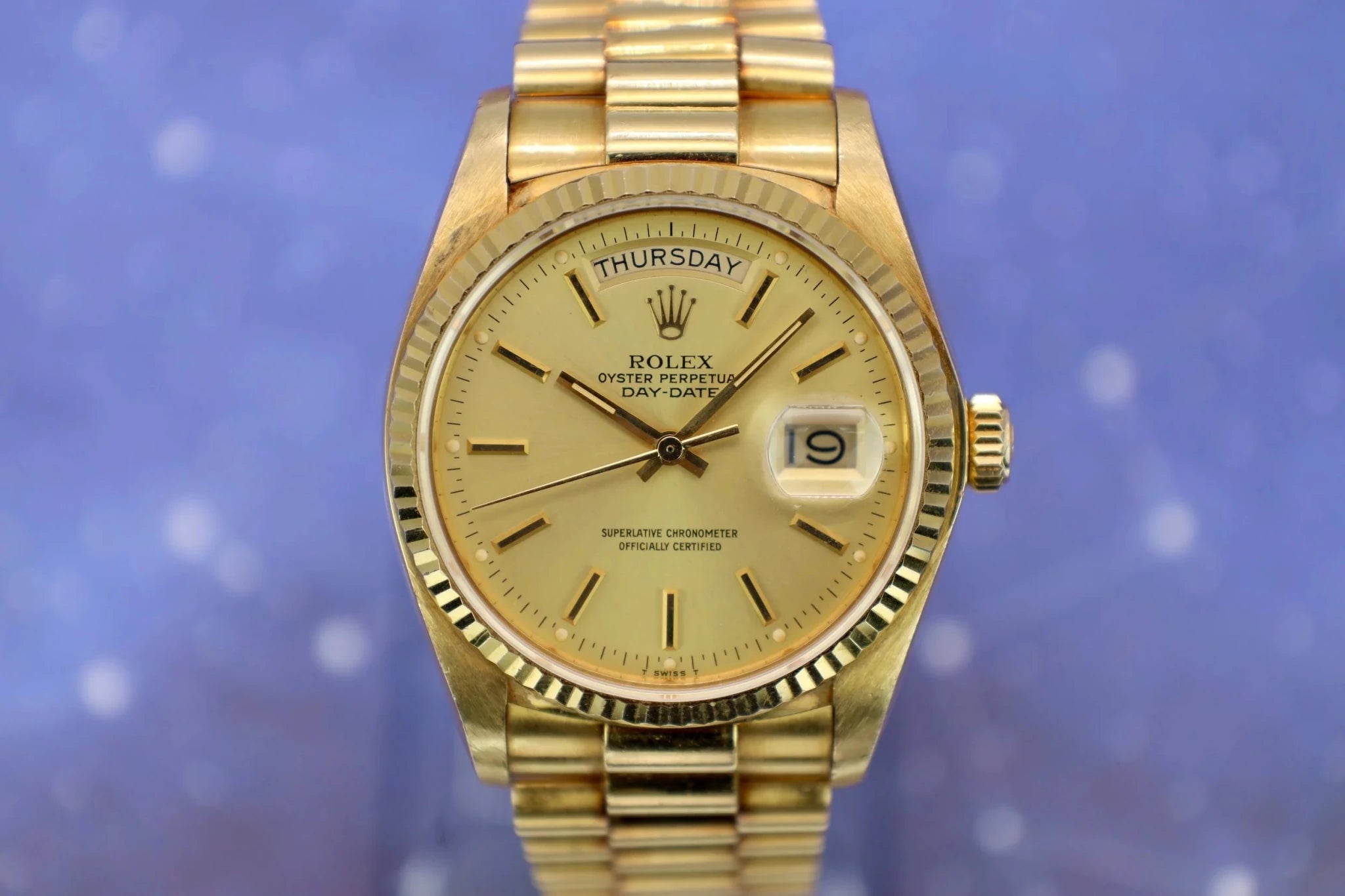 1979 Rolex Day-Date Ref. 18038 | Champagne Dial - Sierra Time Co