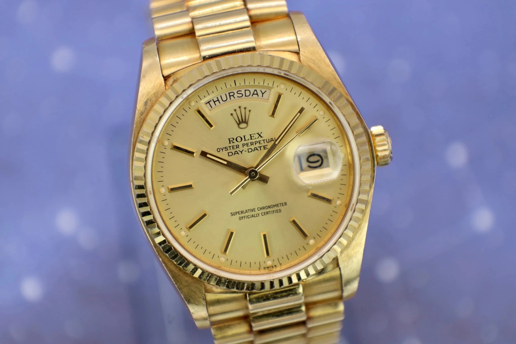 1979 Rolex Day-Date Ref. 18038 | Champagne Dial - Sierra Time Co