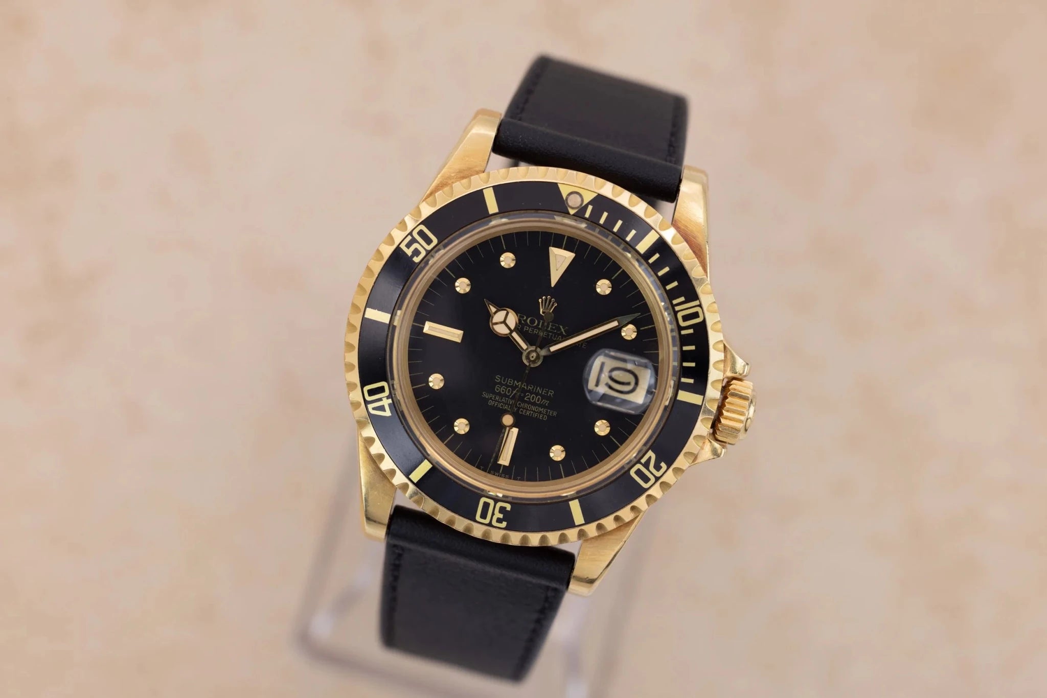 1979 Rolex Submariner Ref. 1680 | Unpolished | Black Nipple Dial | 18K Yellow Gold - Sierra Time Co
