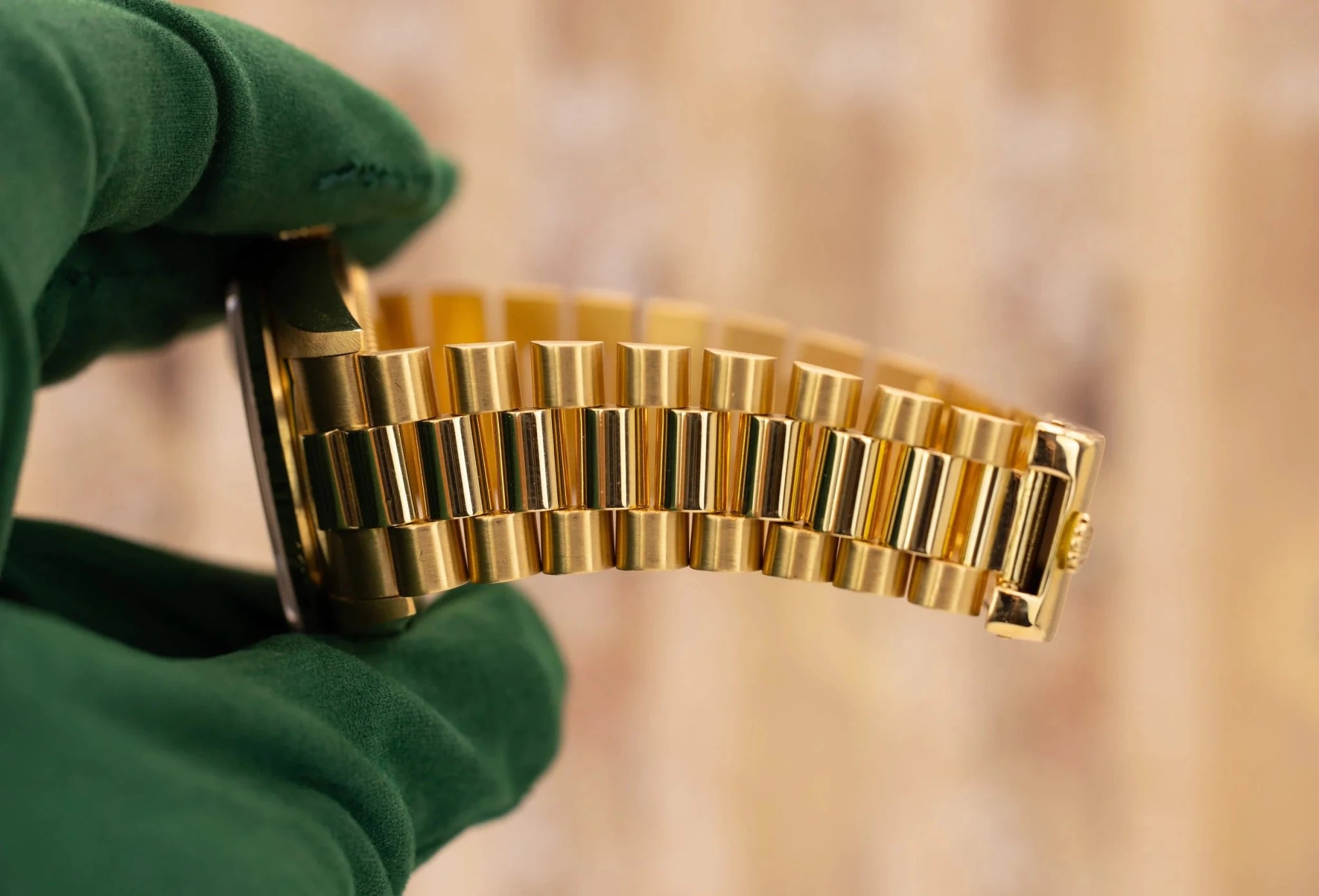 1980 Rolex Day-Date Ref. 18038 | 18K Yellow Gold | Blue Sunburst Dial - Sierra Time Co