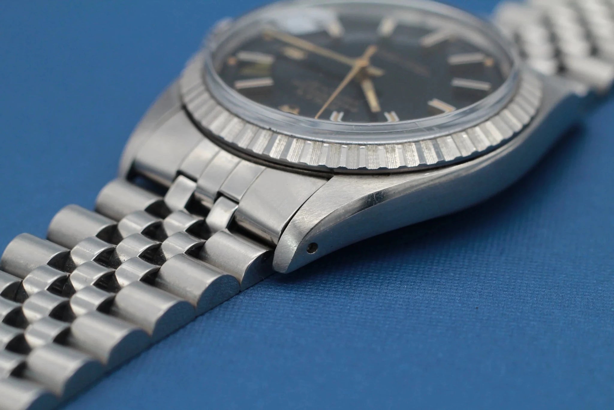 1981 Rolex Datejust Ref. 16030 | Black and Gold Dial - Sierra Time Co