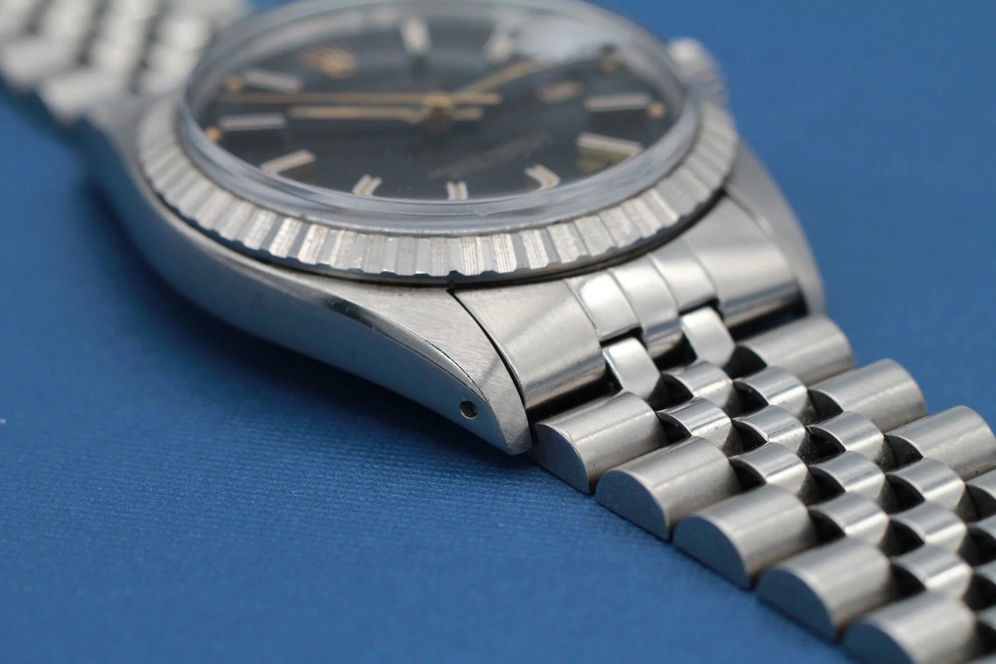 1981 Rolex Datejust Ref. 16030 | Black and Gold Dial - Sierra Time Co