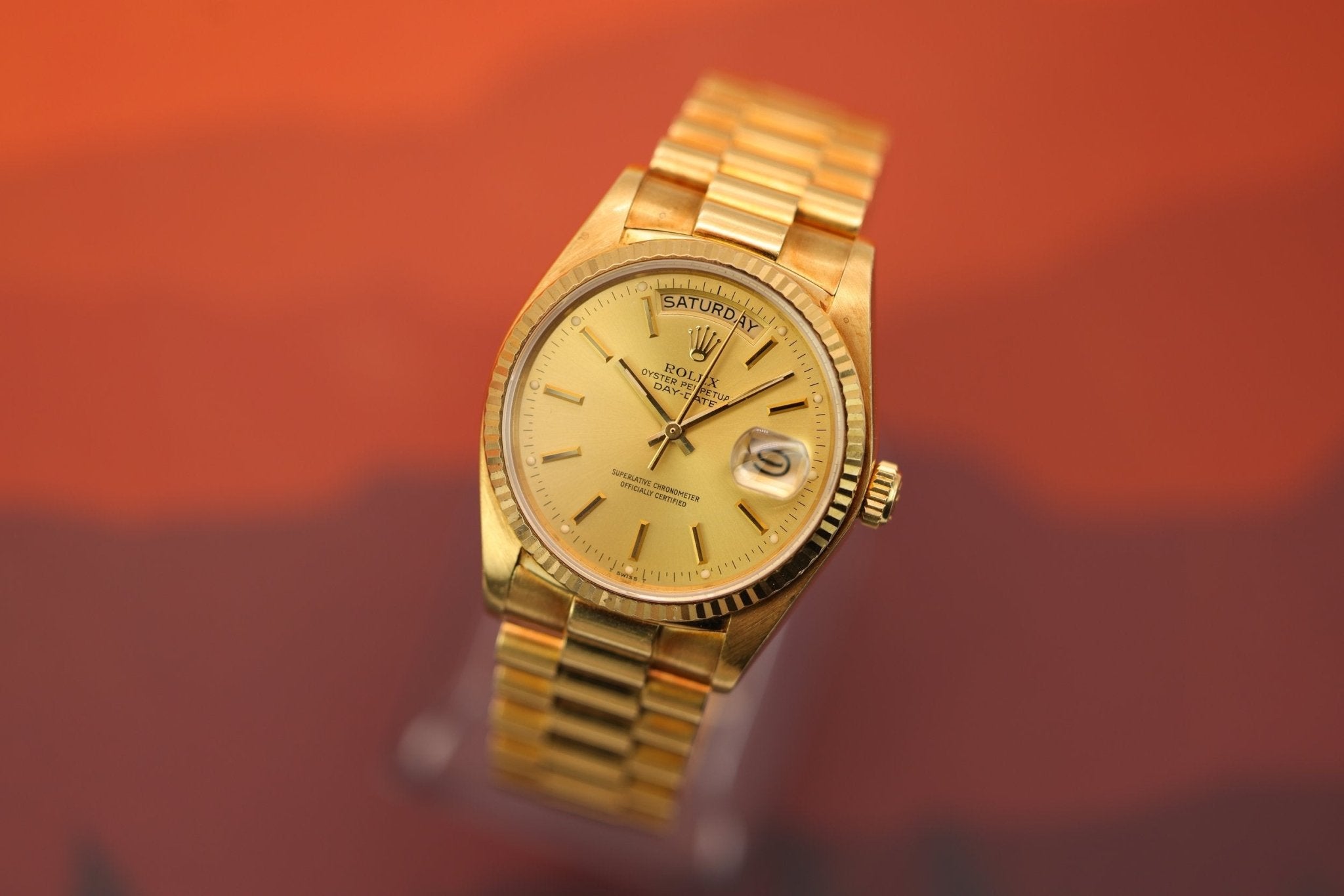 1981 Rolex Day-Date Ref. 18038 | Champagne Dial - Sierra Time Co