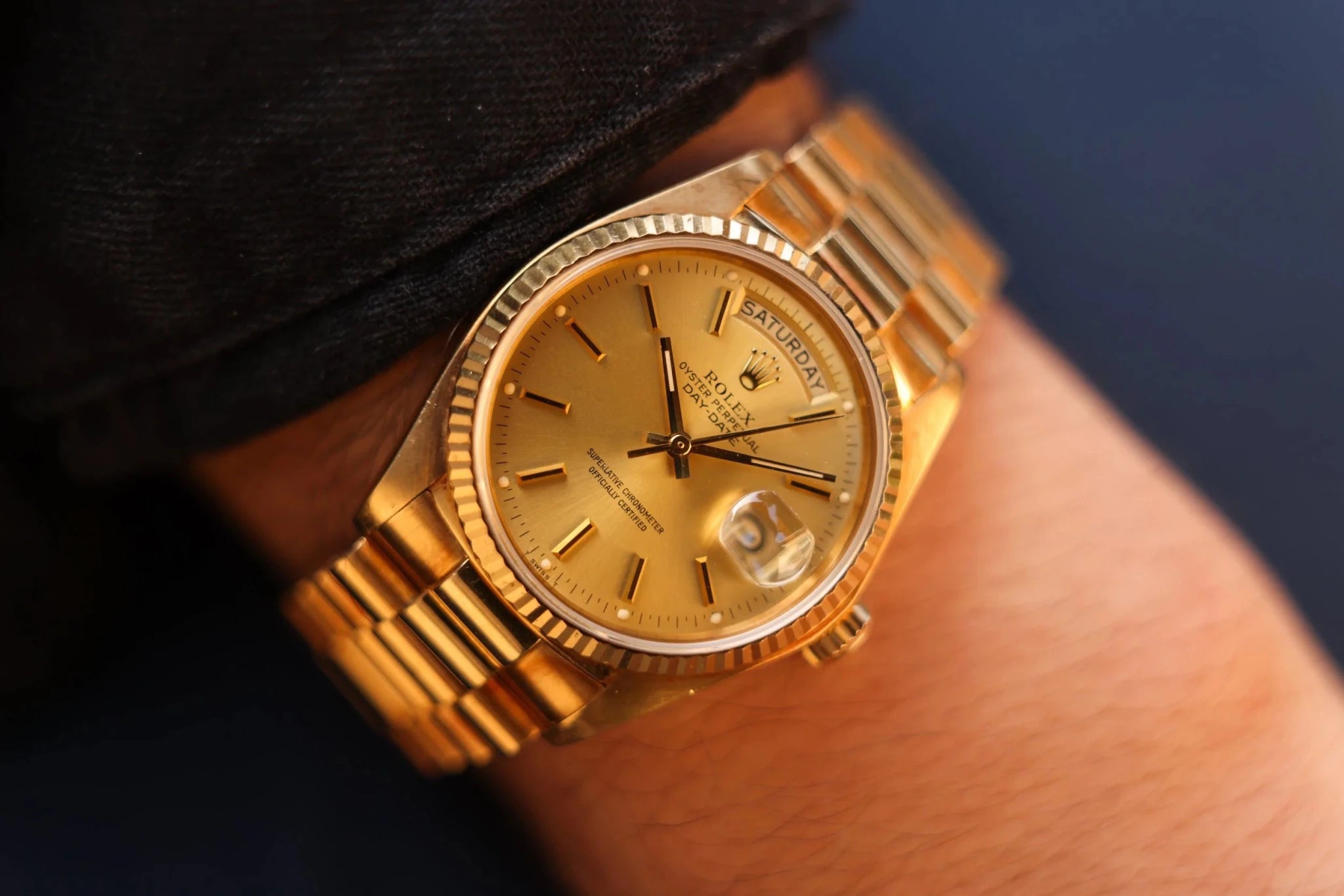 1981 Rolex Day-Date Ref. 18038 | Champagne Dial - Sierra Time Co