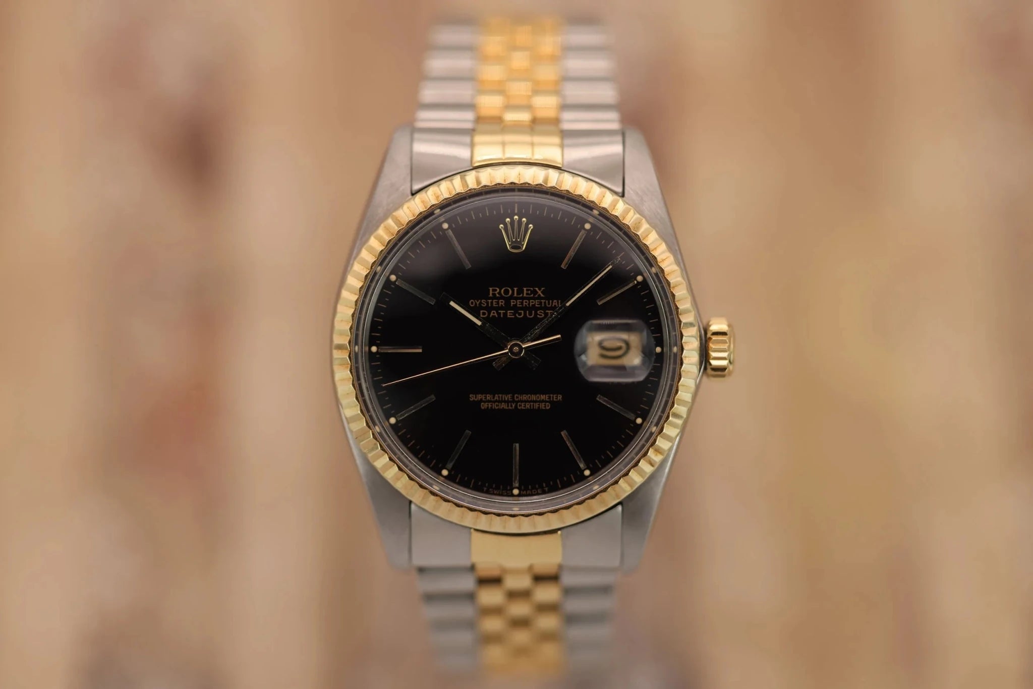 1983 Rolex Datejust Ref. 16013 | Black Dial - Sierra Time Co