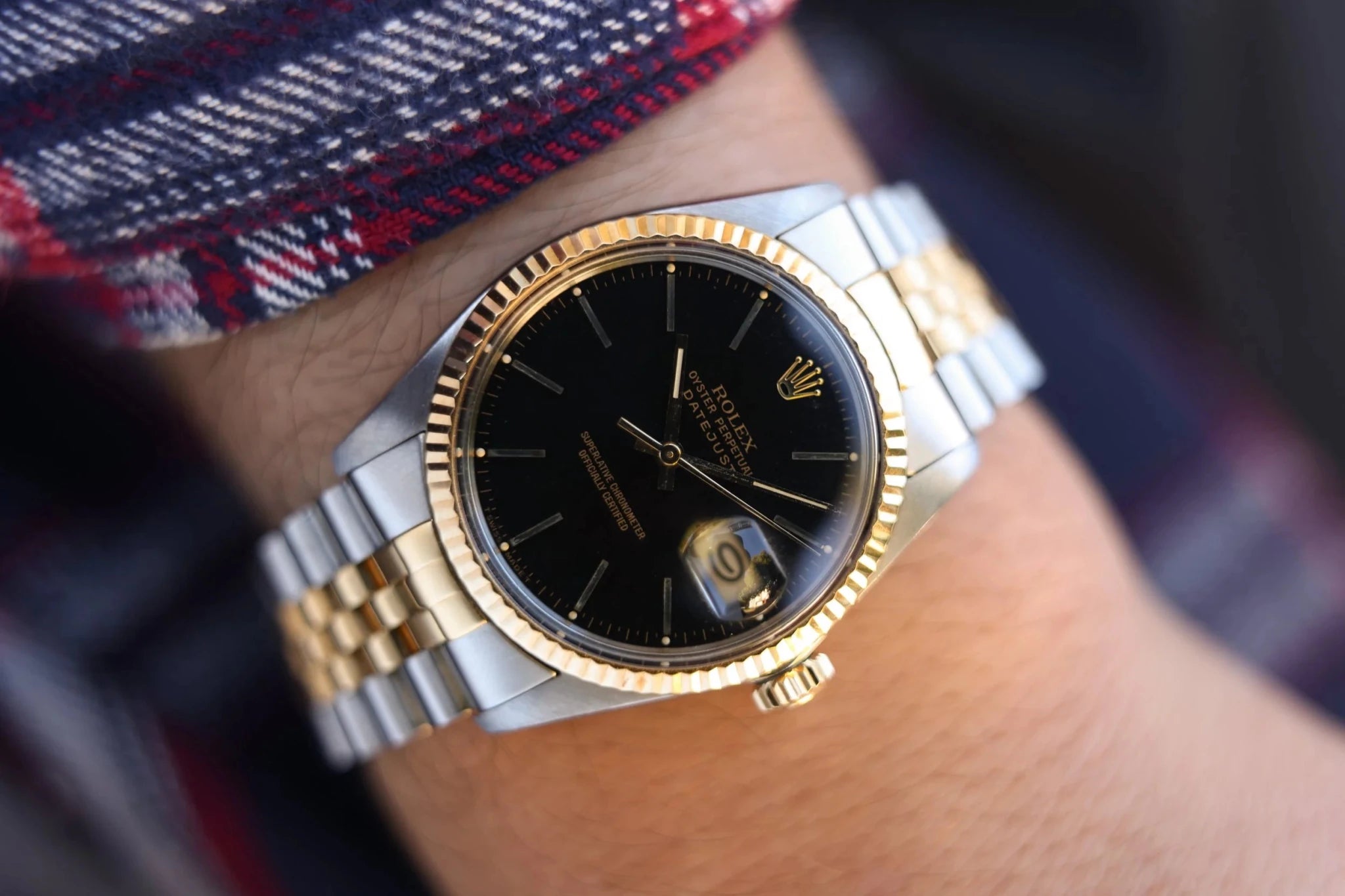 1983 Rolex Datejust Ref. 16013 | Black Dial - Sierra Time Co