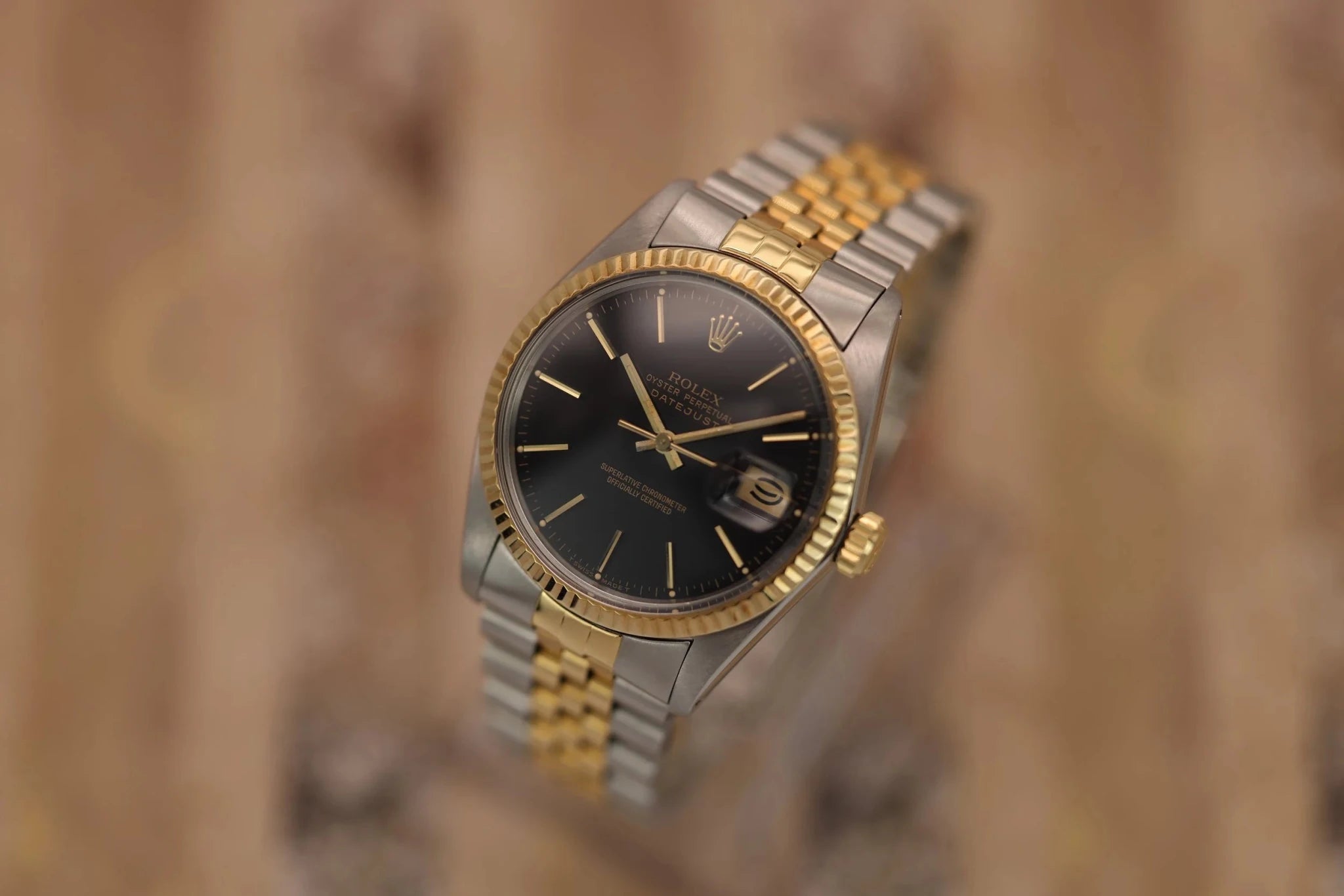 1983 Rolex Datejust Ref. 16013 | Black Dial - Sierra Time Co