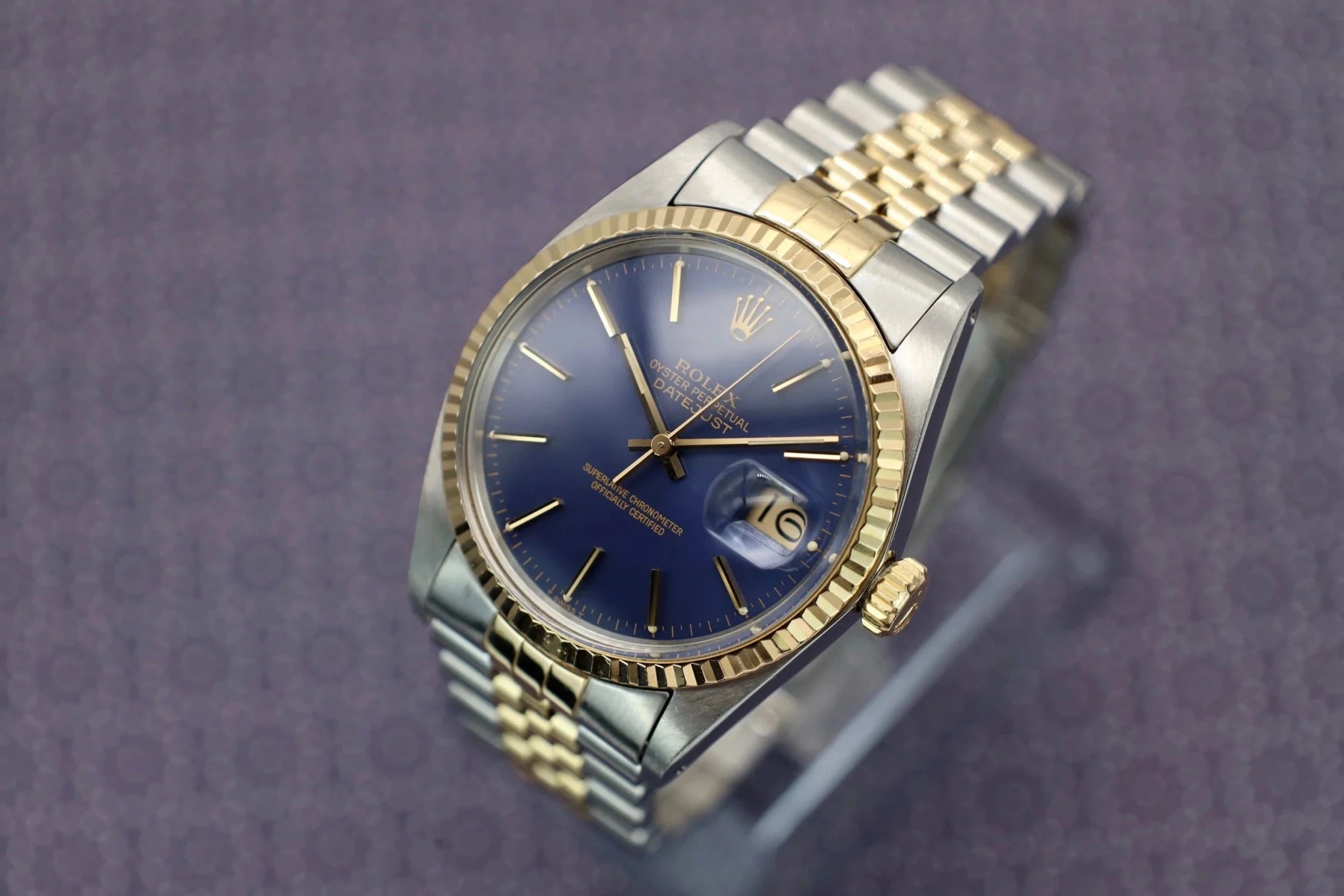 1983 Rolex Datejust Ref. 16013 | Indigo Blue Dial - Sierra Time Co