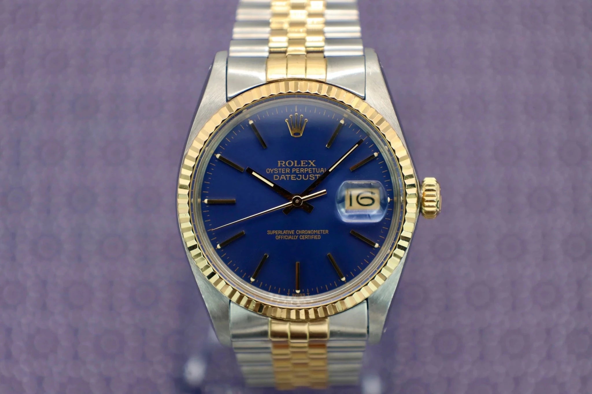 1983 Rolex Datejust Ref. 16013 | Indigo Blue Dial - Sierra Time Co