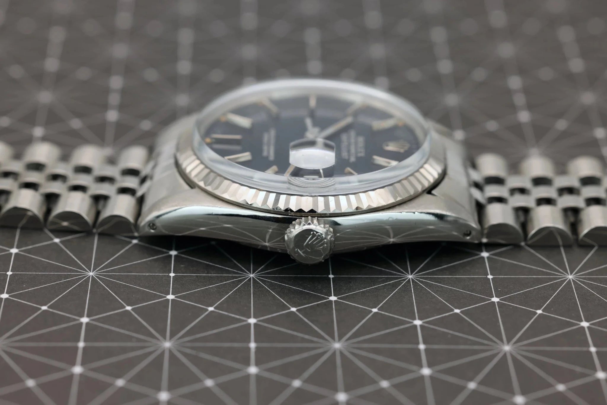 1983 Rolex Datejust Ref. 16014 | Dark Blue Dial | Box and Papers - Sierra Time Co