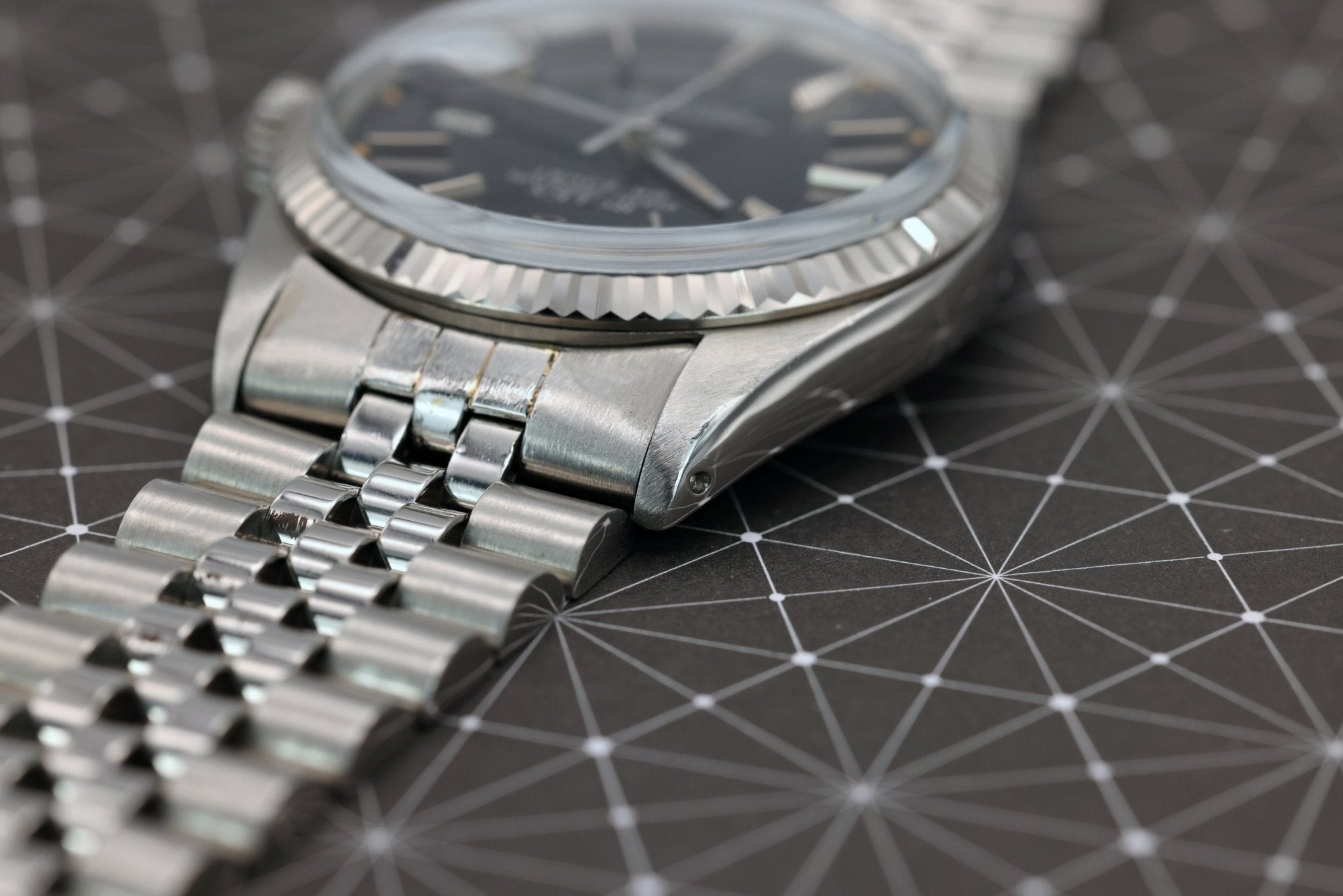 1983 Rolex Datejust Ref. 16014 | Dark Blue Dial | Box and Papers - Sierra Time Co