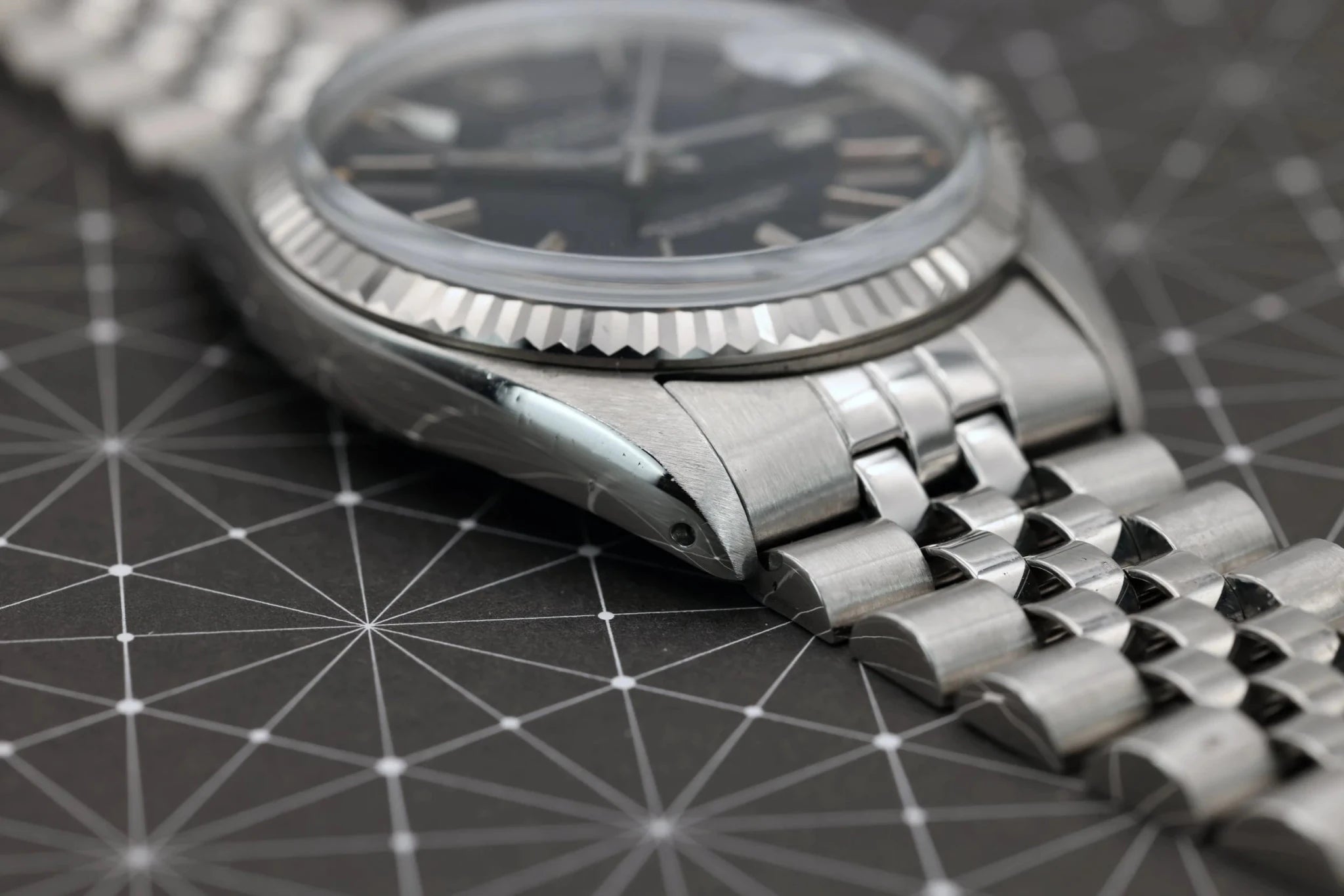 1983 Rolex Datejust Ref. 16014 | Dark Blue Dial | Box and Papers - Sierra Time Co