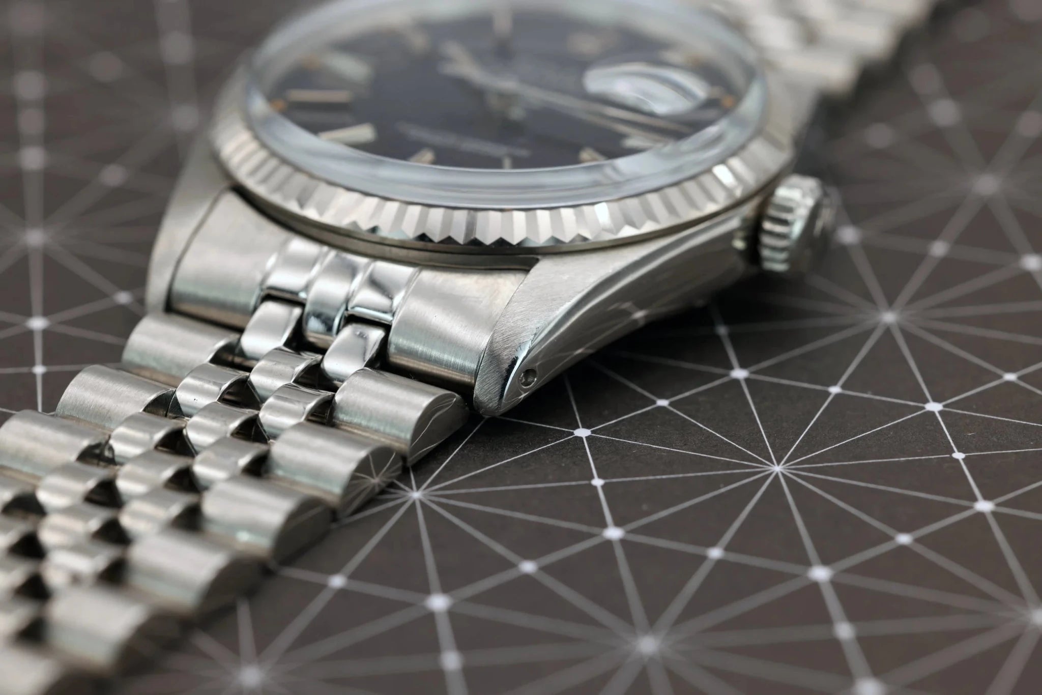 1983 Rolex Datejust Ref. 16014 | Dark Blue Dial | Box and Papers - Sierra Time Co