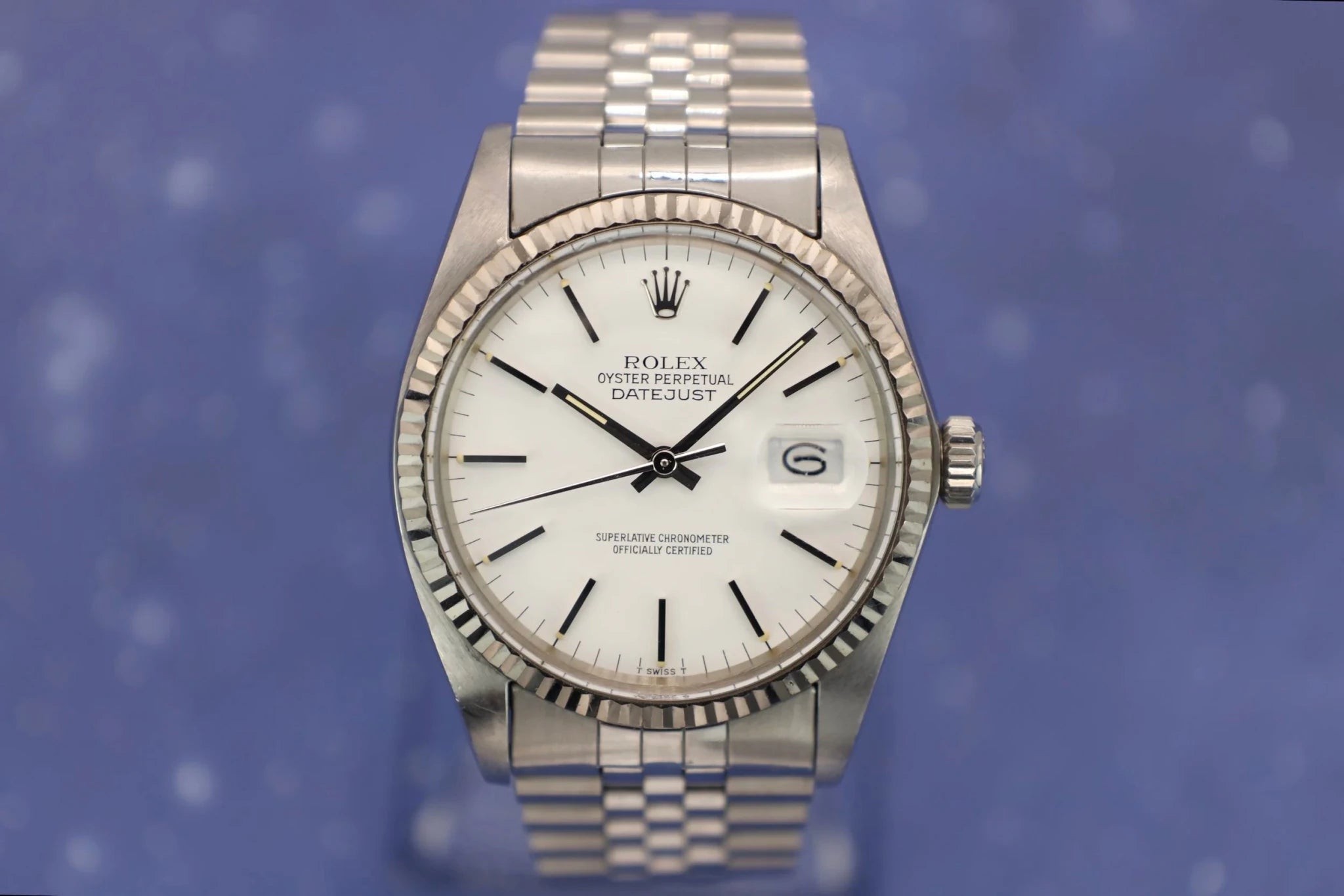 1983 Rolex Datejust Ref. 16014 | White Dial - Sierra Time Co