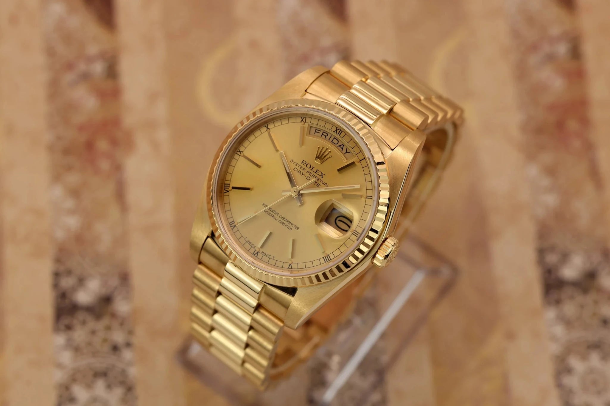 1983 Rolex Day-Date Ref. 18038 | Champagne Dial - Sierra Time Co