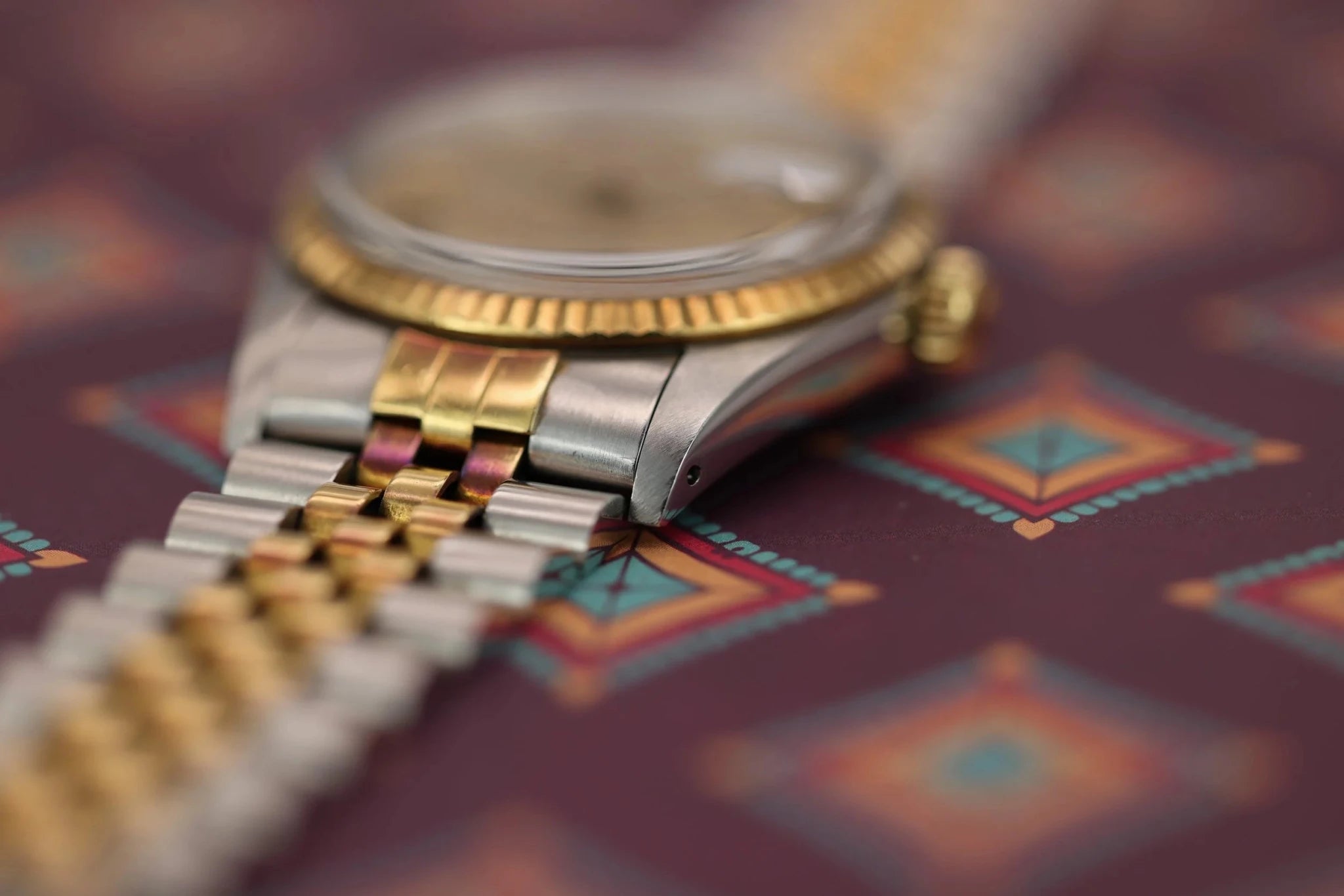 1984 Rolex Datejust Ref. 16013 | Champagne Linen Dial - Sierra Time Co