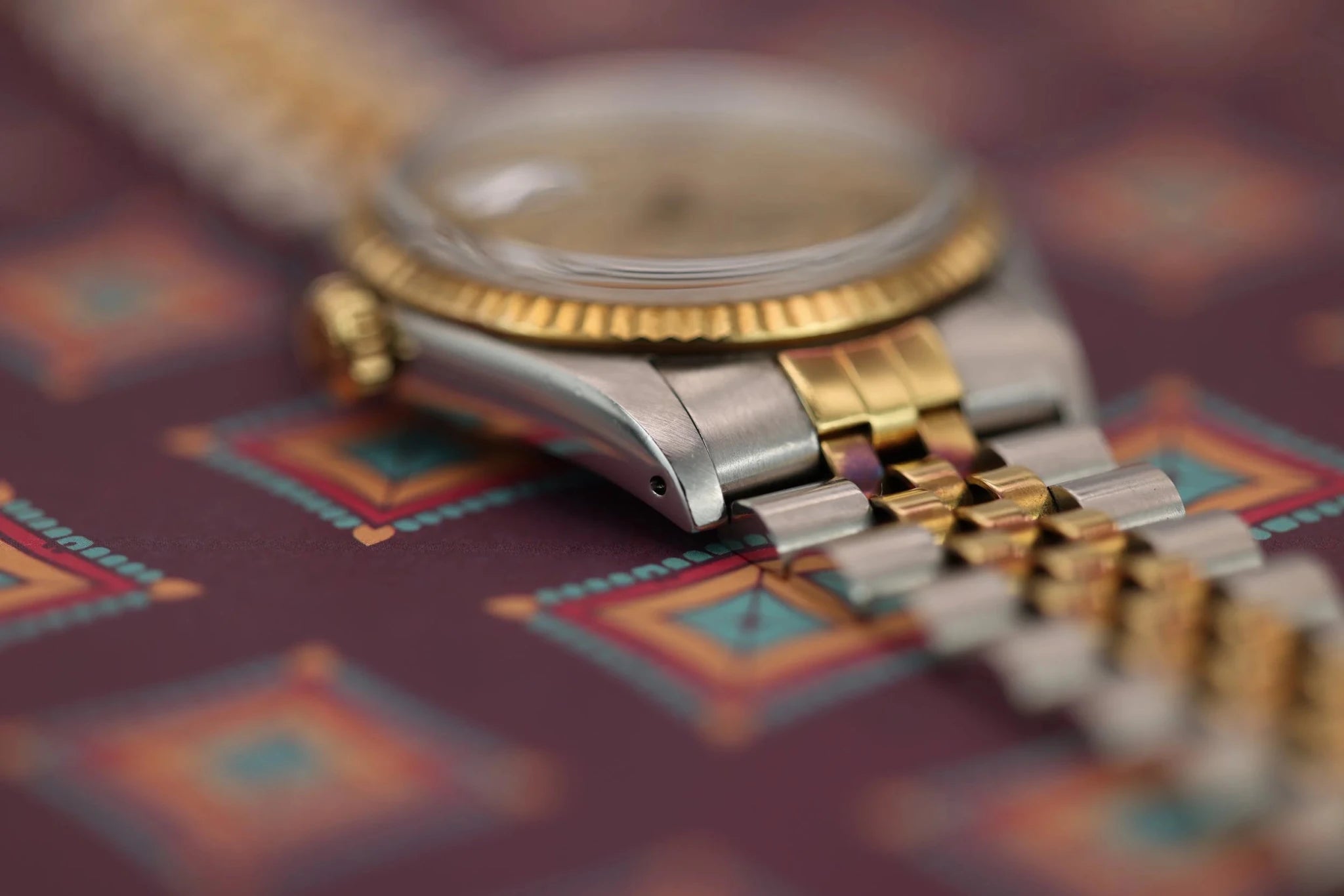 1984 Rolex Datejust Ref. 16013 | Champagne Linen Dial - Sierra Time Co