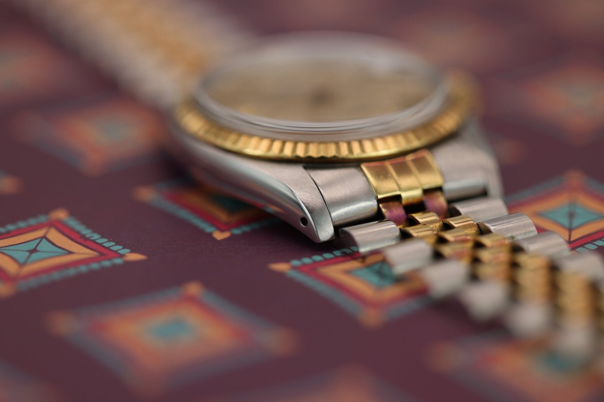 1984 Rolex Datejust Ref. 16013 | Champagne Linen Dial - Sierra Time Co