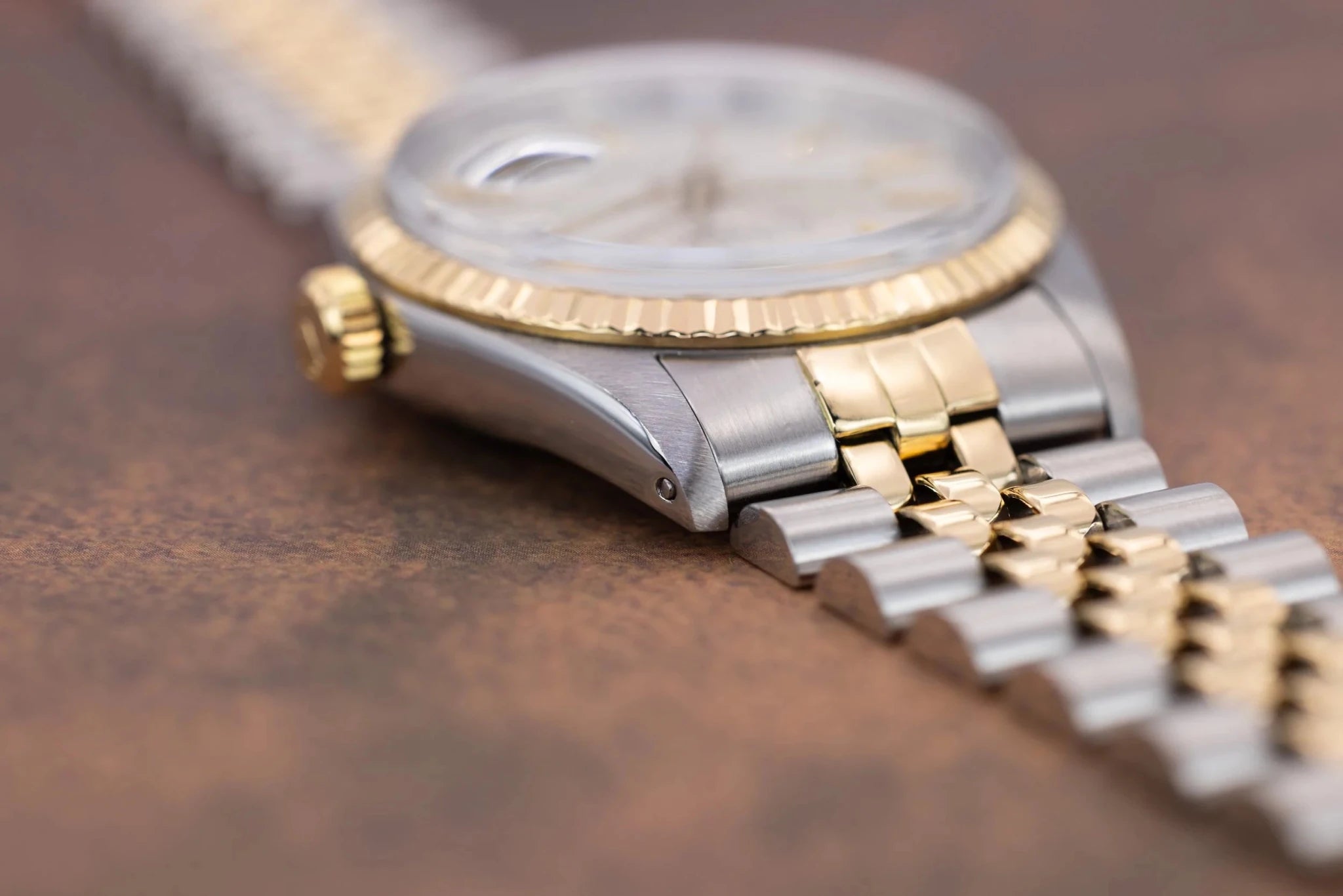 1984 Rolex Datejust Ref. 16013 | Silver Tapestry Dial - Sierra Time Co