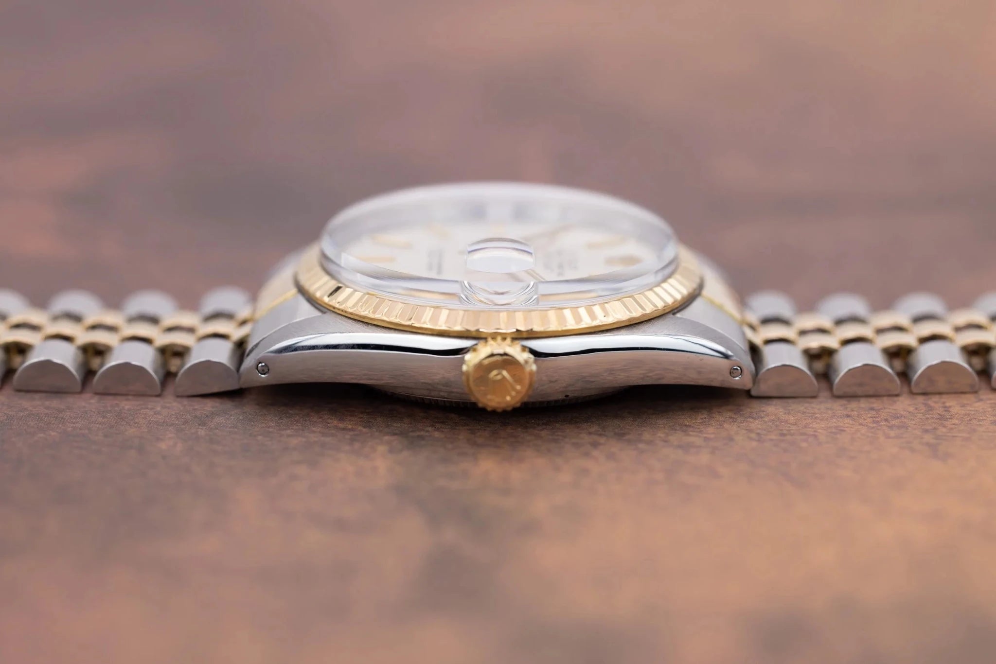 1984 Rolex Datejust Ref. 16013 | Silver Tapestry Dial - Sierra Time Co