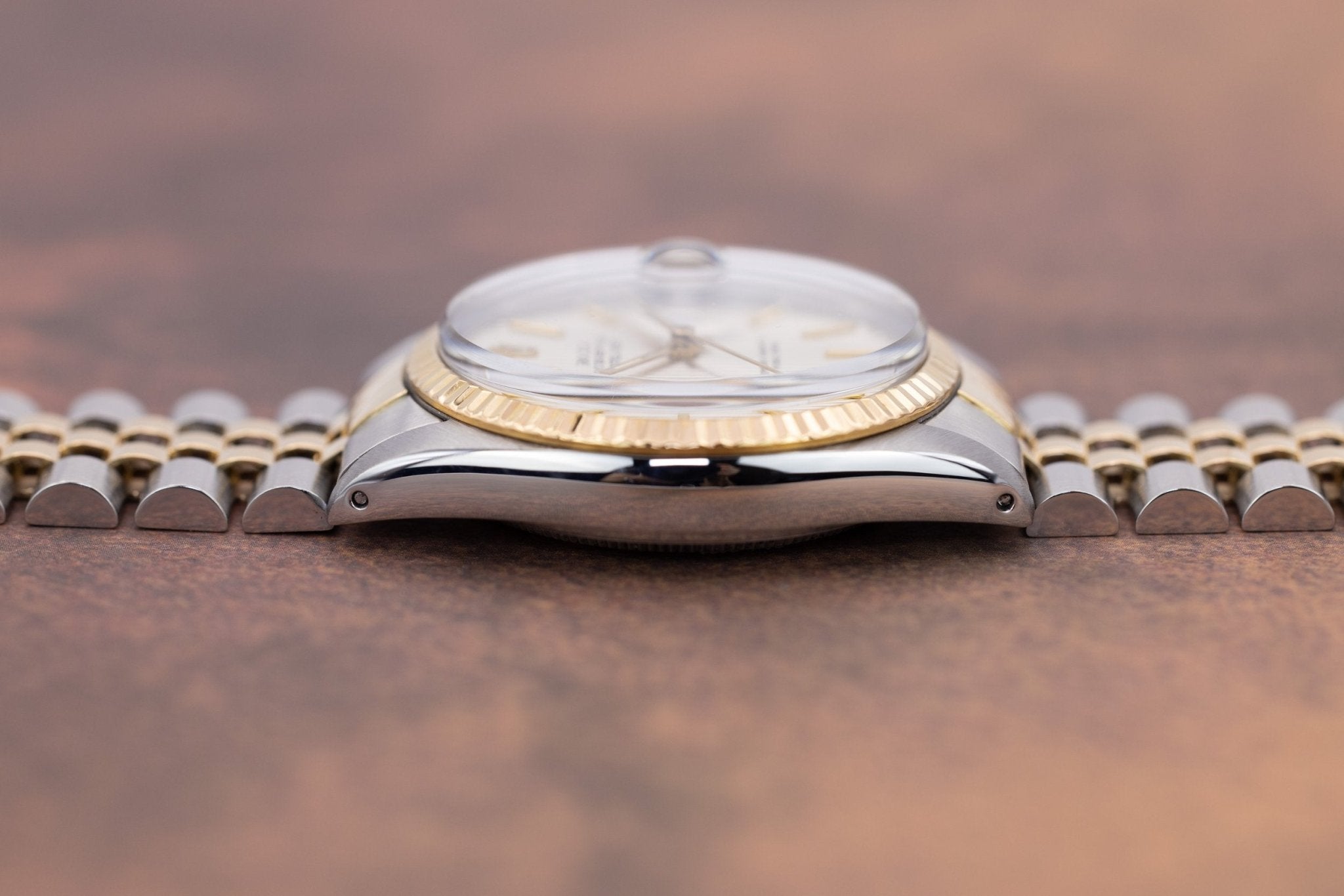 1984 Rolex Datejust Ref. 16013 | Silver Tapestry Dial - Sierra Time Co