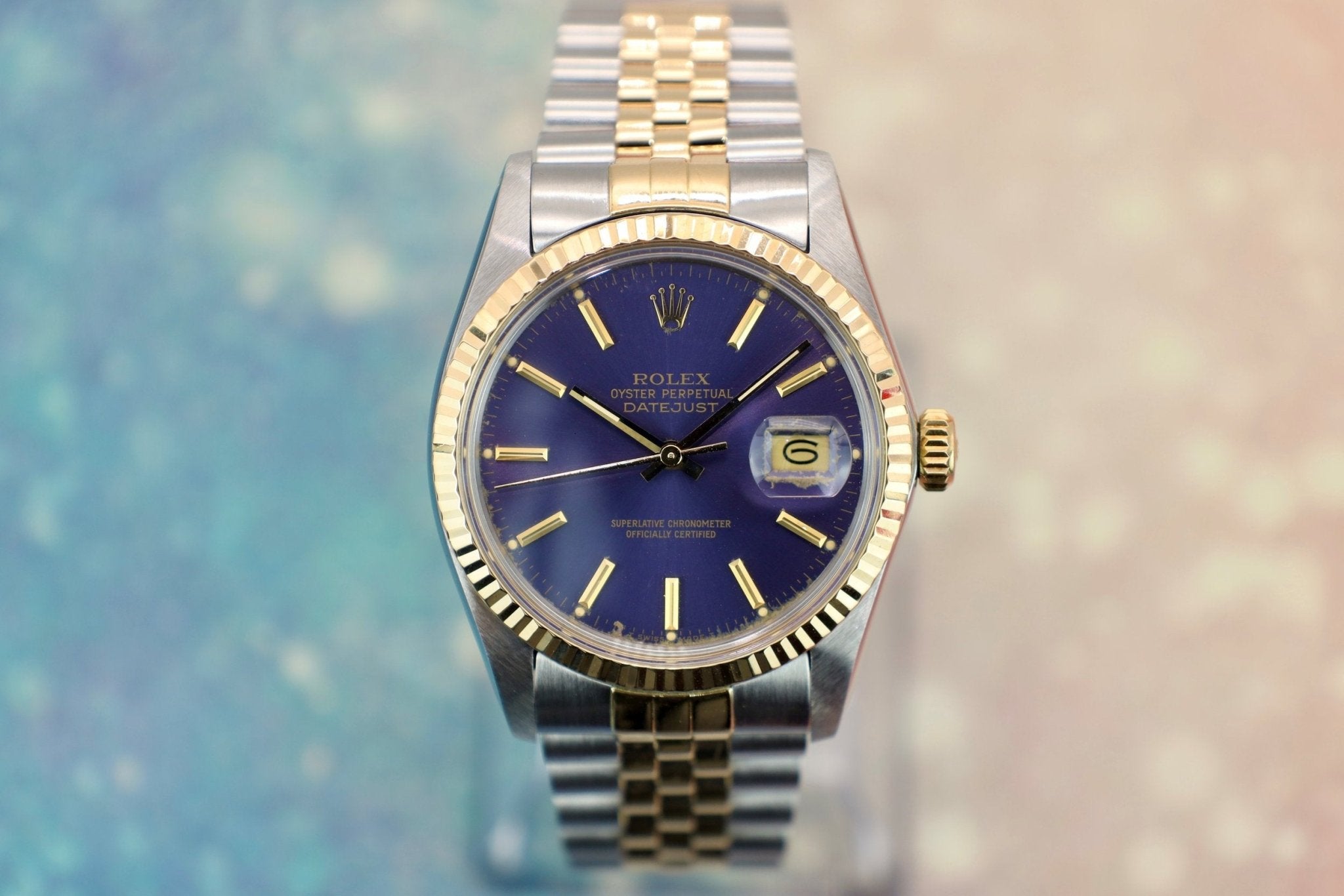 1984 Rolex Datejust Ref. 16013 | Tropical Purple Dial - Sierra Time Co