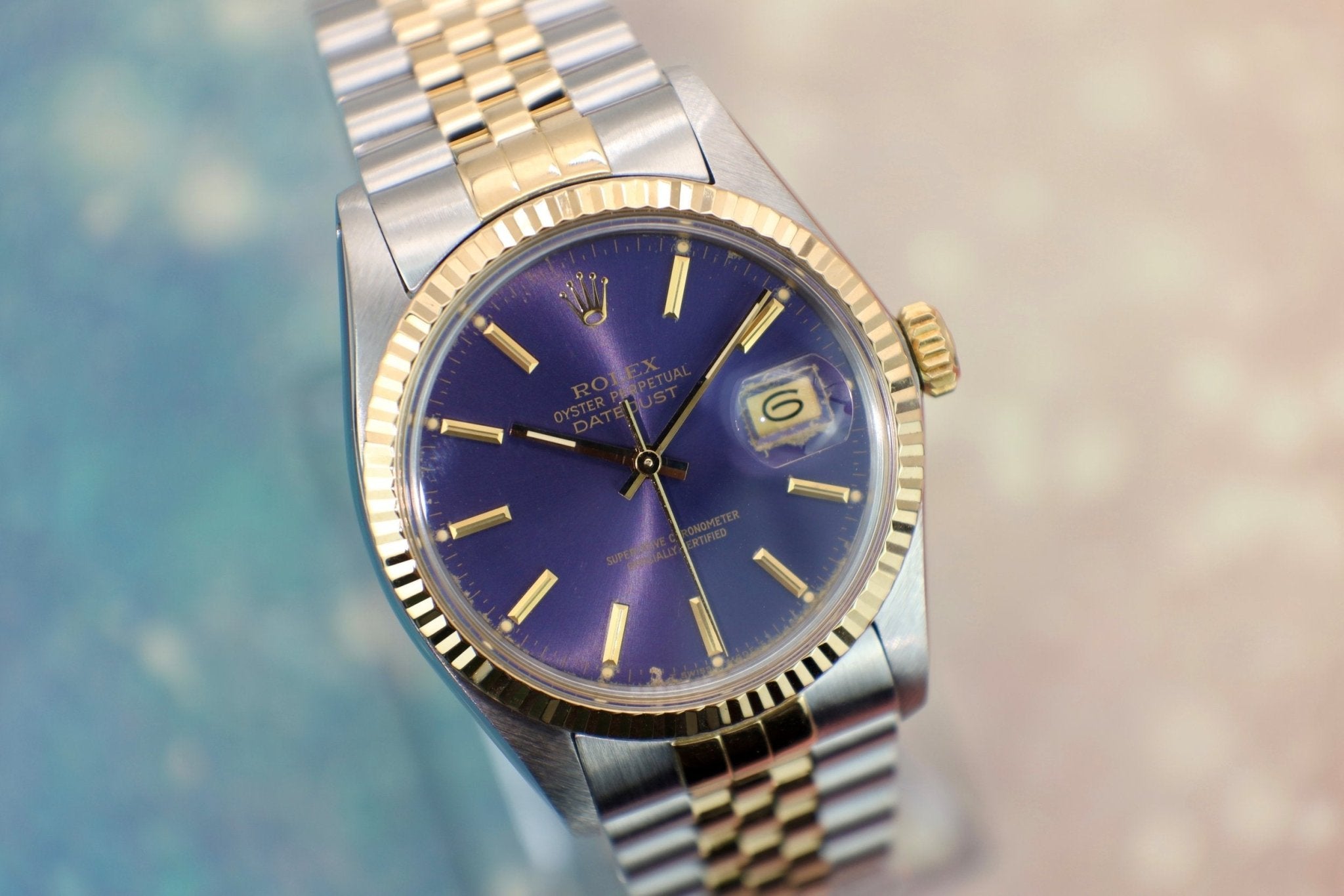 1984 Rolex Datejust Ref. 16013 | Tropical Purple Dial - Sierra Time Co