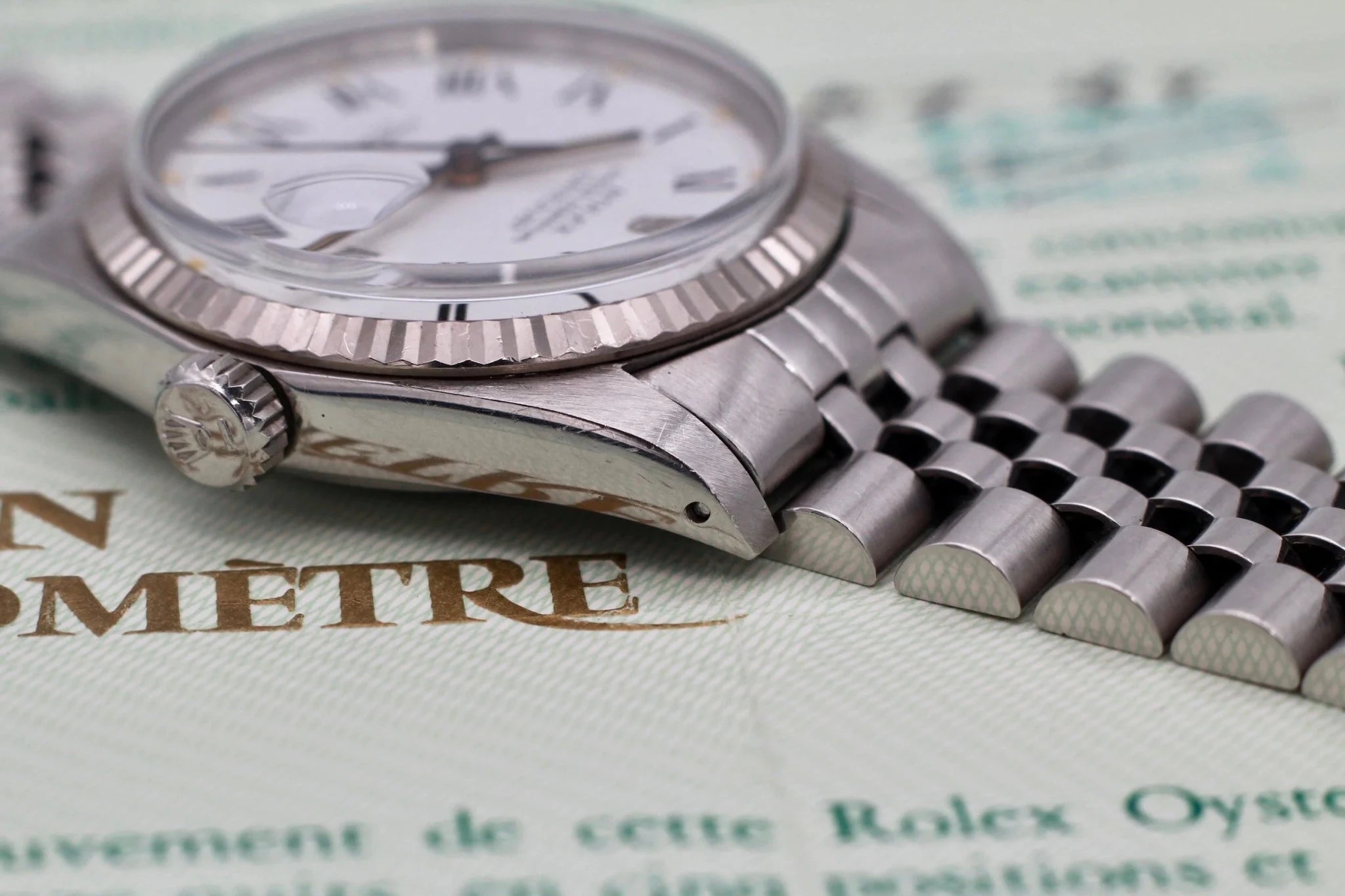 1984 Rolex Datejust Ref. 16014 Buckley Dial | Papers - Sierra Time Co