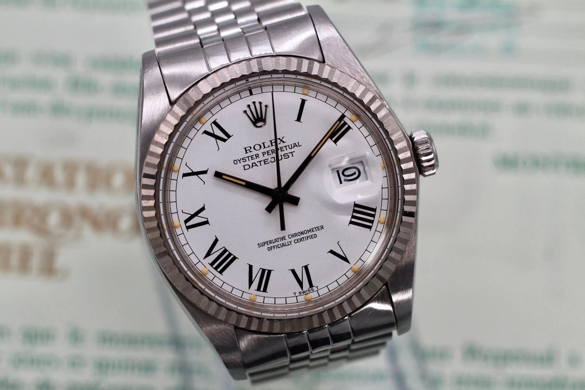1984 Rolex Datejust Ref. 16014 Buckley Dial | Papers - Sierra Time Co