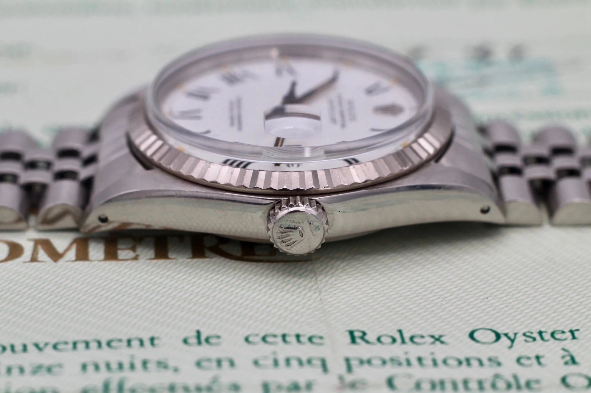 1984 Rolex Datejust Ref. 16014 Buckley Dial | Papers - Sierra Time Co