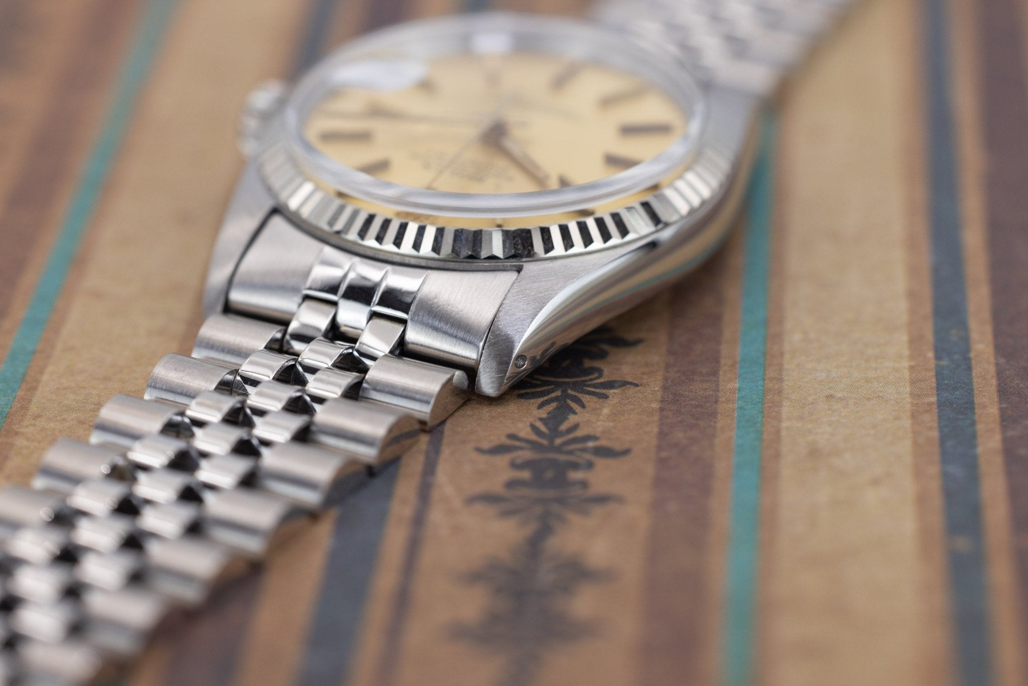 1984 Rolex Datejust Ref. 16014 | Gold Dial - Sierra Time Co