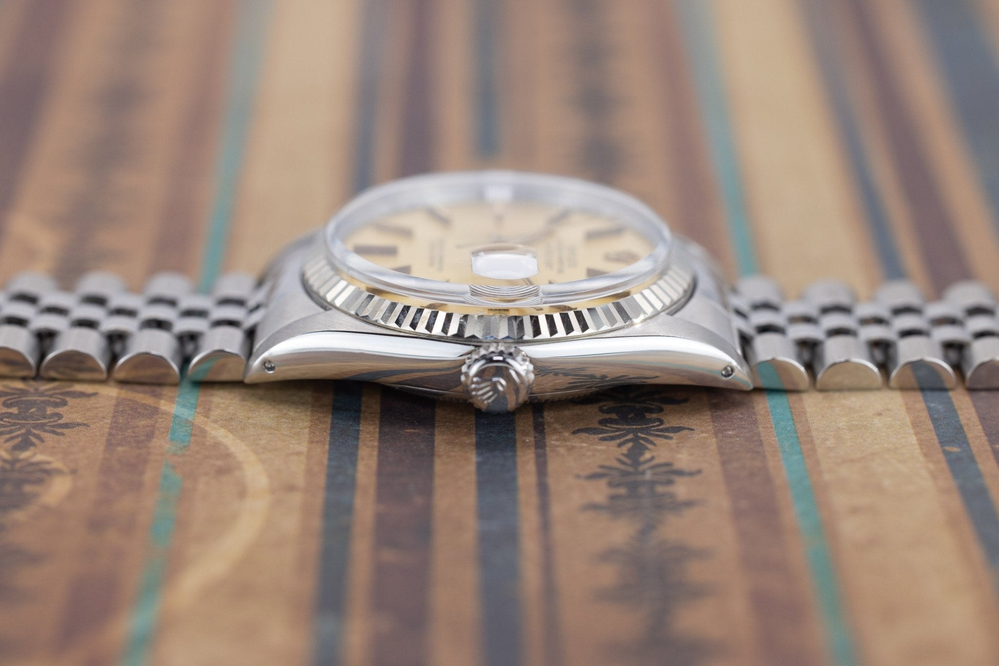 1984 Rolex Datejust Ref. 16014 | Gold Dial - Sierra Time Co