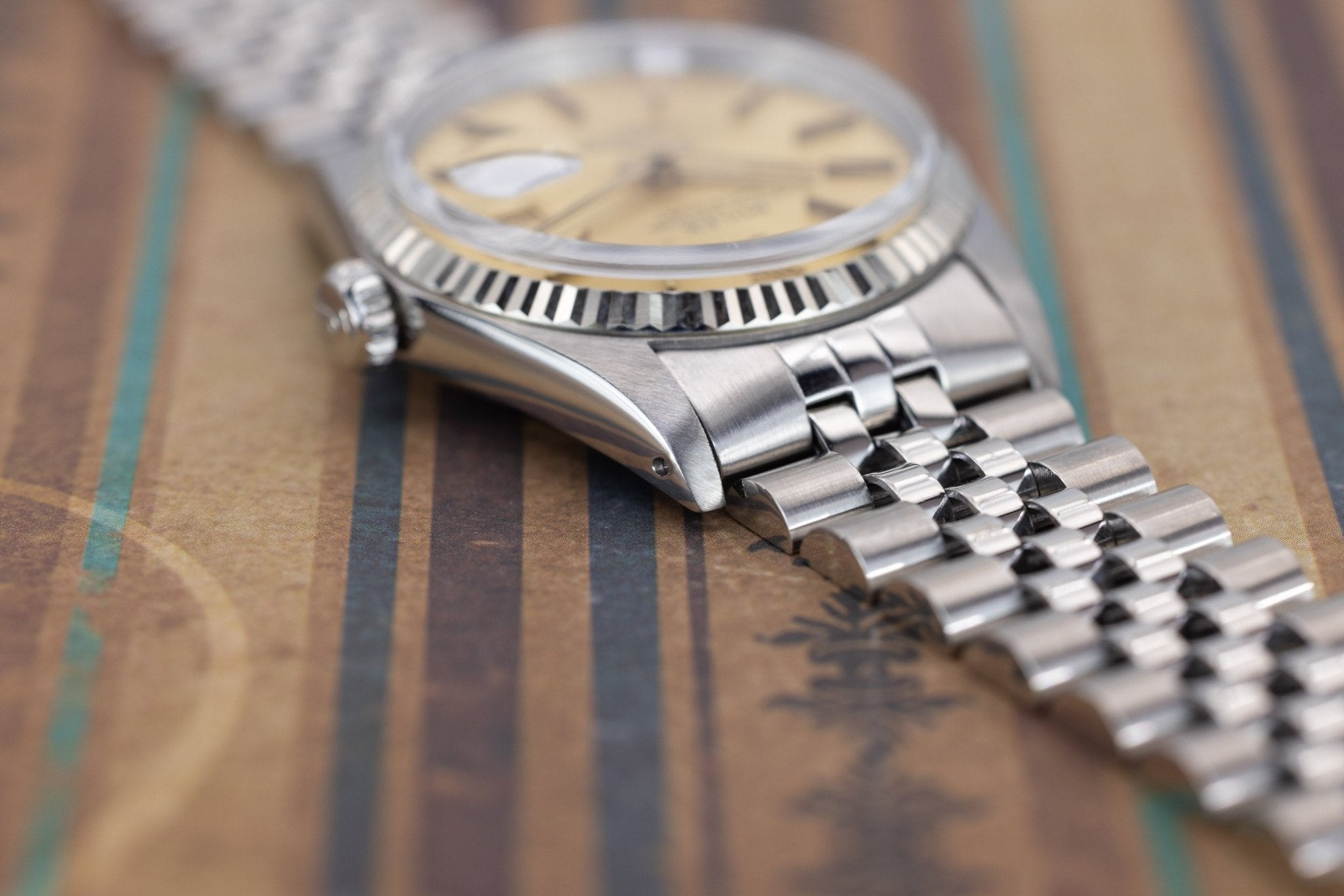 1984 Rolex Datejust Ref. 16014 | Gold Dial - Sierra Time Co