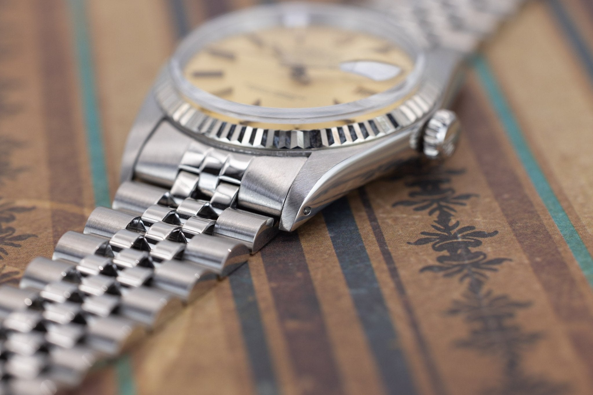 1984 Rolex Datejust Ref. 16014 | Gold Dial - Sierra Time Co