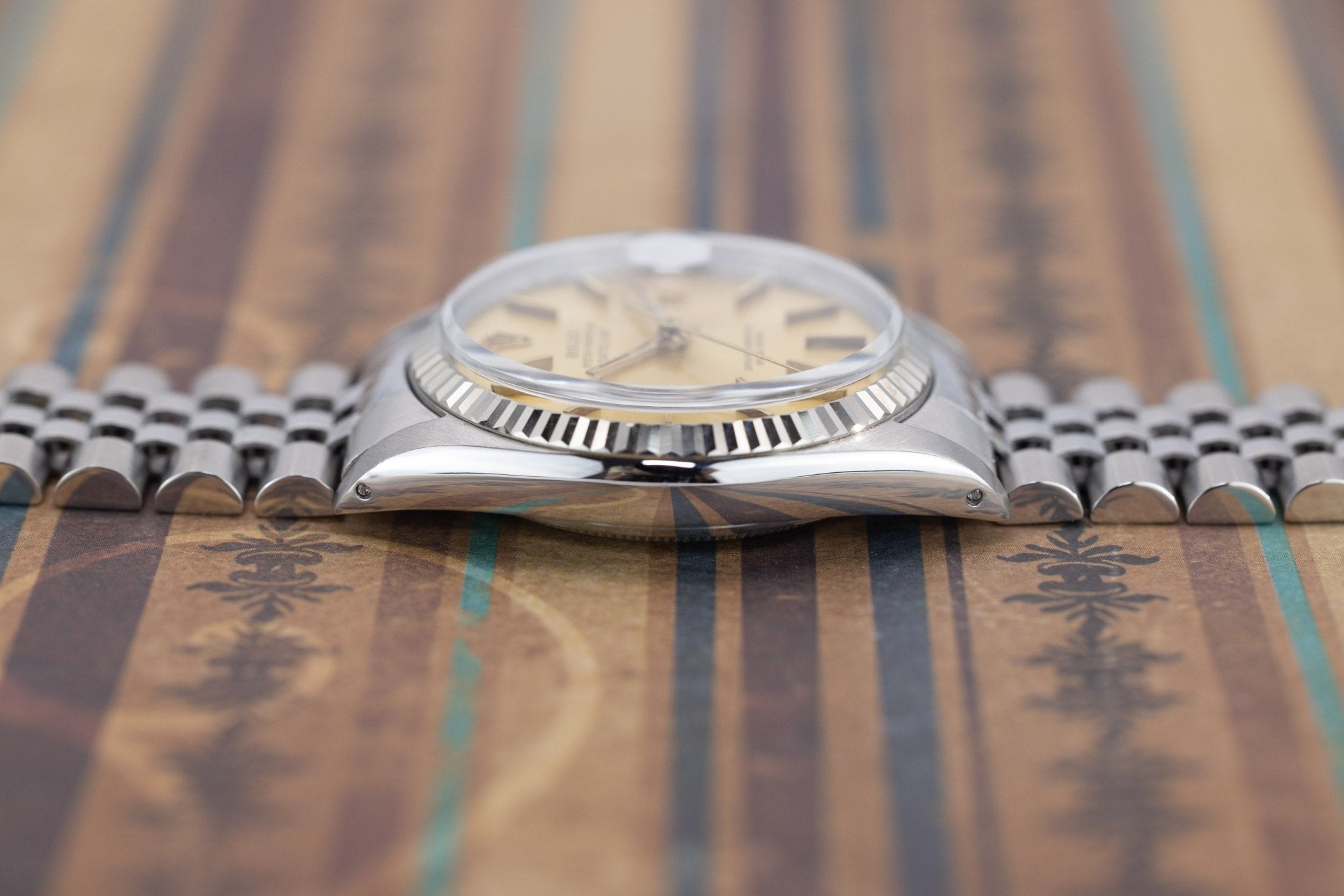 1984 Rolex Datejust Ref. 16014 | Gold Dial - Sierra Time Co