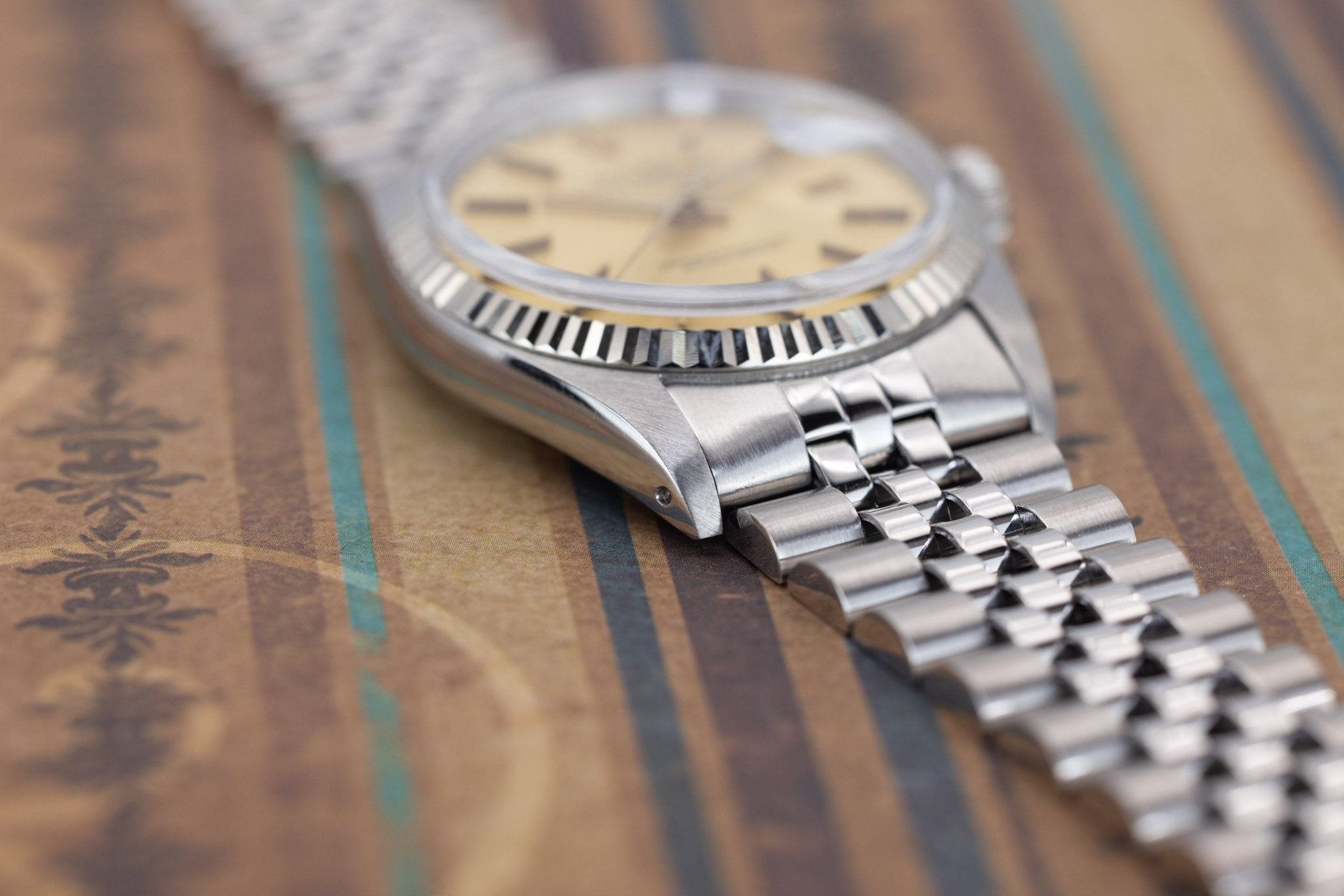 1984 Rolex Datejust Ref. 16014 | Gold Dial - Sierra Time Co